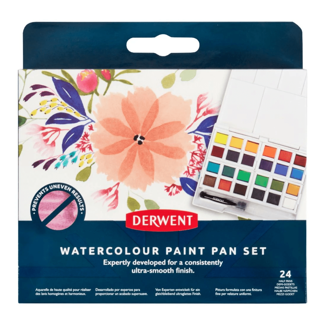 1 Derwent Watercolour Paint Pan 24 Pack, 1 of 4