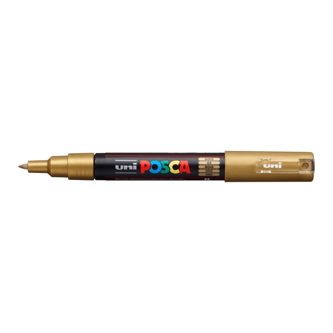 1 POSCA PC 1M Paint Bullet Marker Gold, 1 of 6