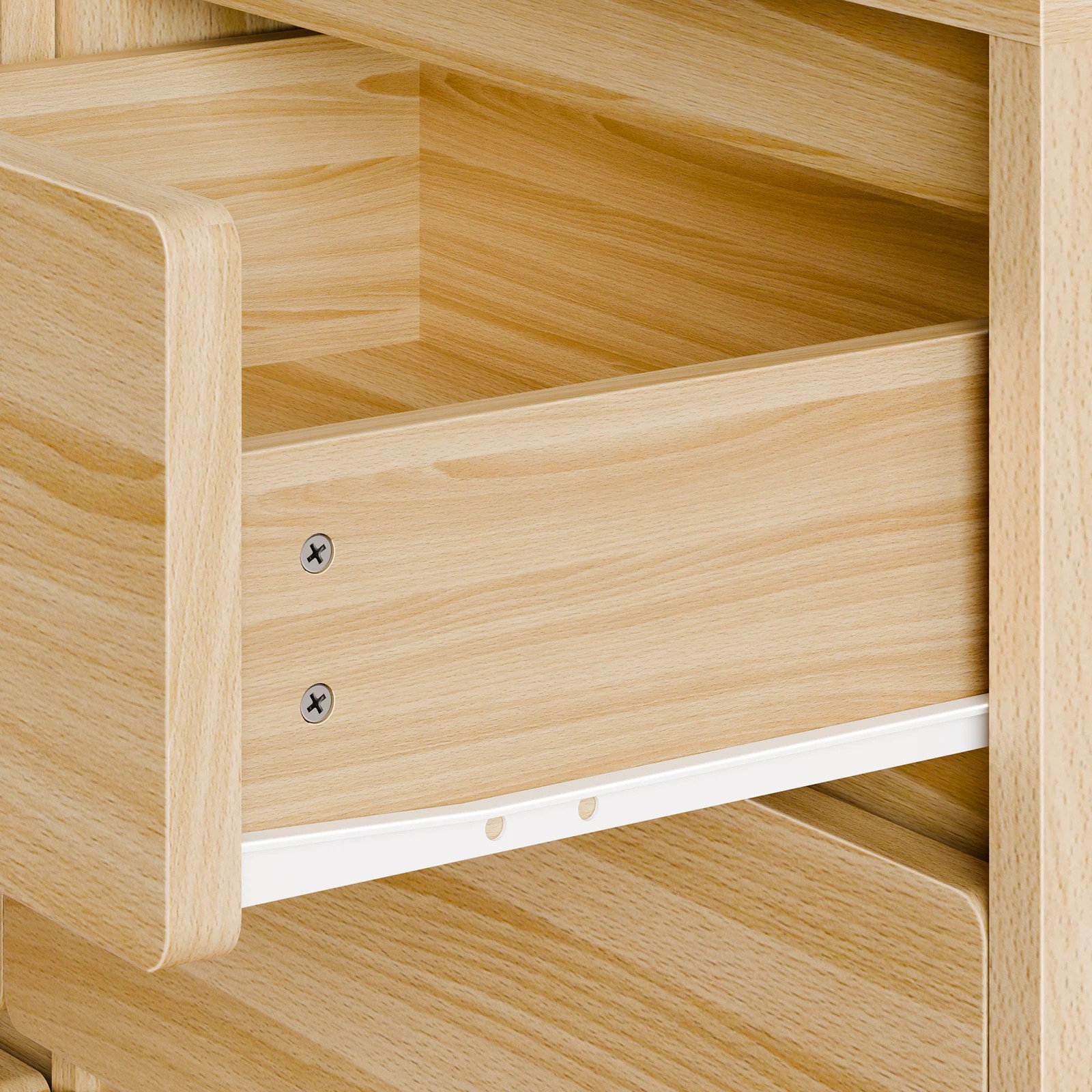 6 Alfordson 10 Chest of Drawers Minimalist Storage Cabinet Dresser - Oak, 6 of 10