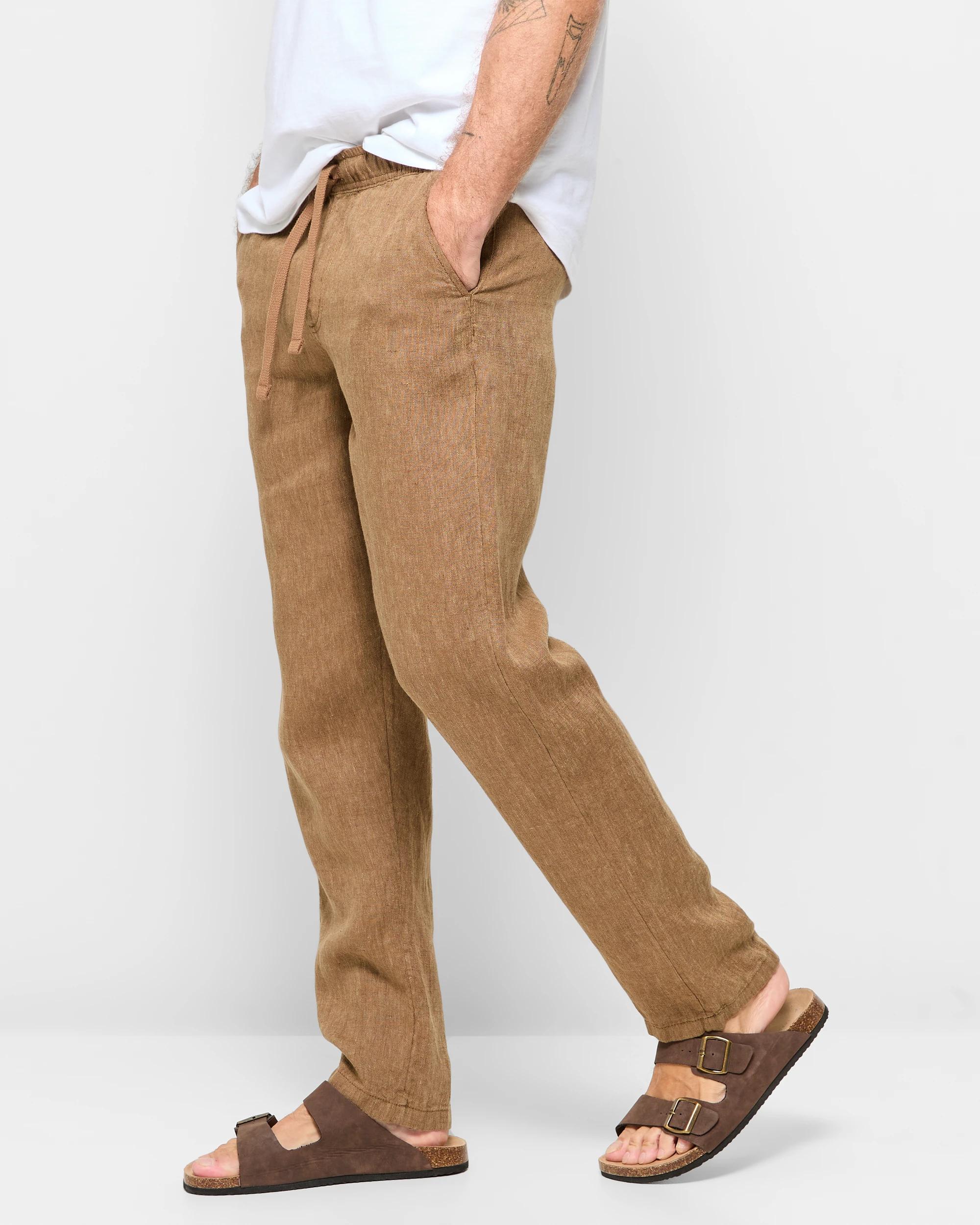 3 Target European Linen Pants SEPIA, 3 of 7