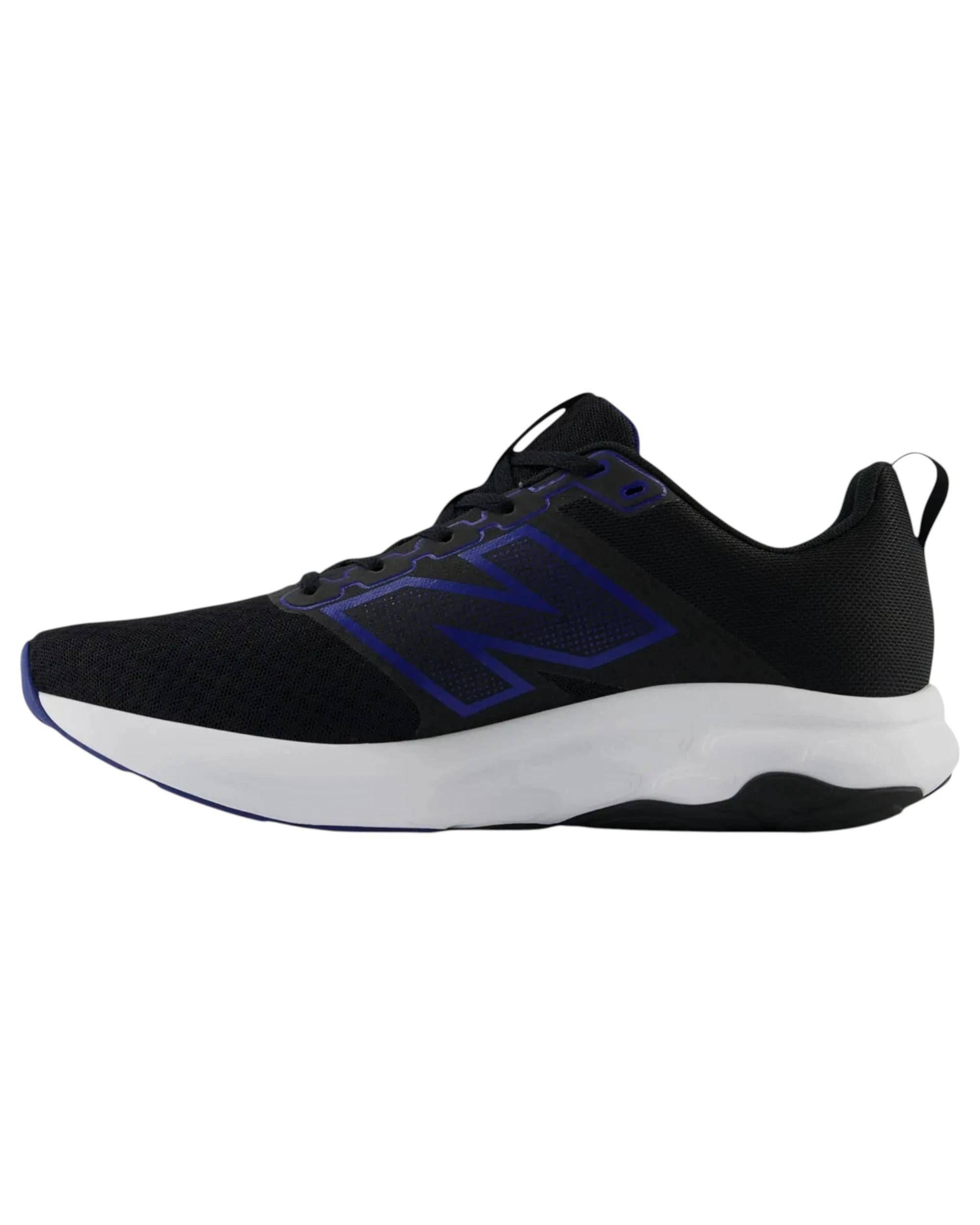 3 New Balance Mens Fresh Foam 460 v4 Black/ Blue Athletic Shoes BLACK/BLUE, 3 of 5
