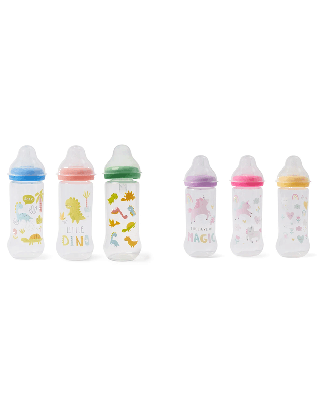 3 Pack Narrow Neck Bottles - Asso