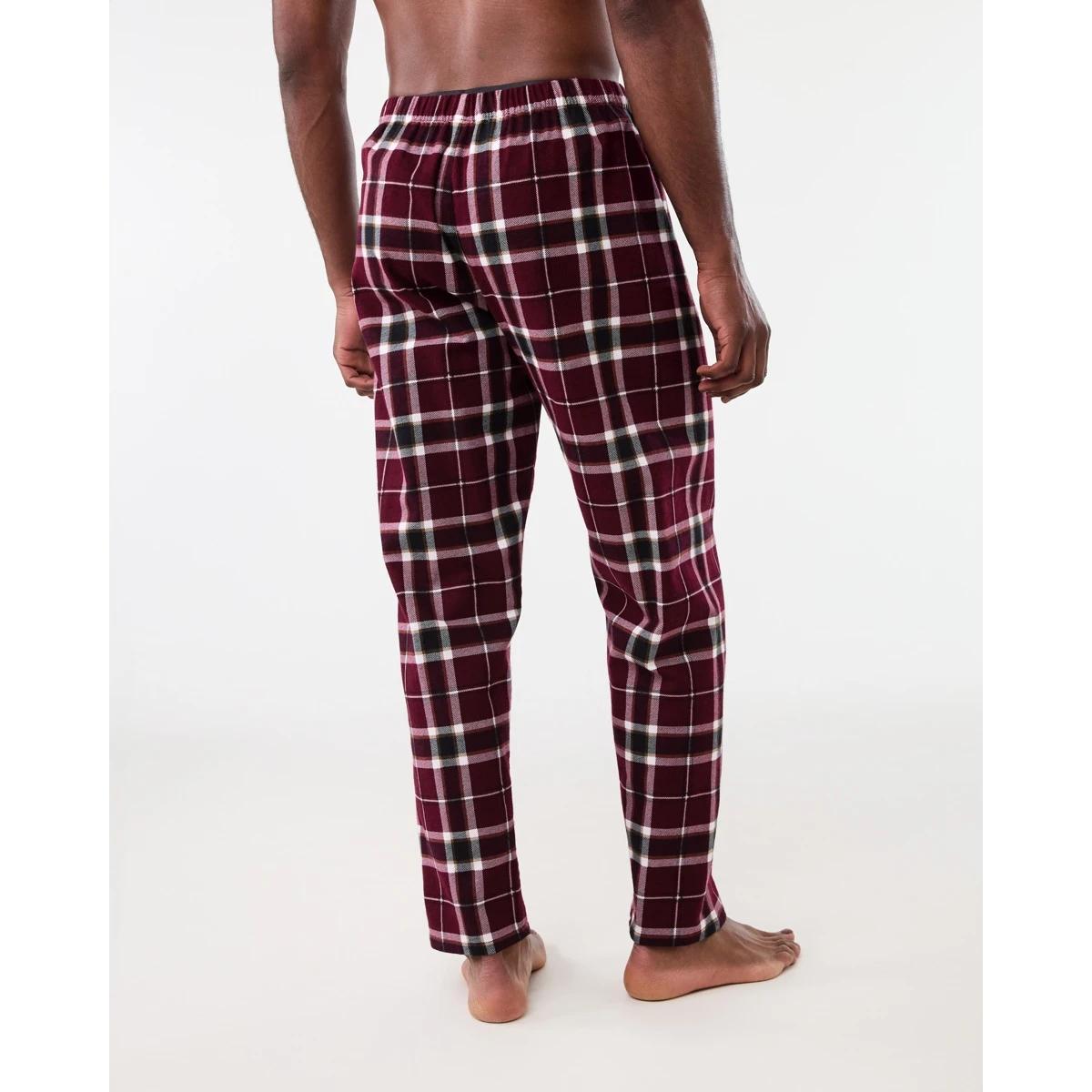 3 Flannel Sleep Pants Red Check, 3 of 5