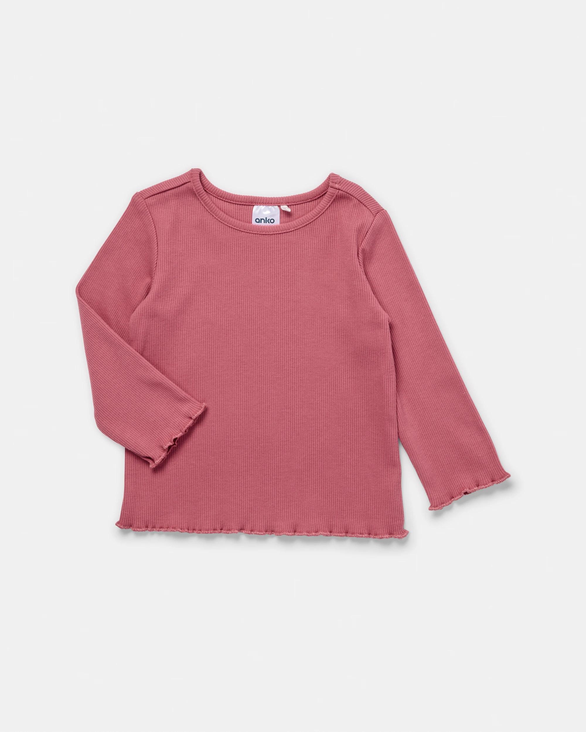 4 3 Pack Cotton Long Sleeve Rib T-shirts Wht Florl, 4 of 7