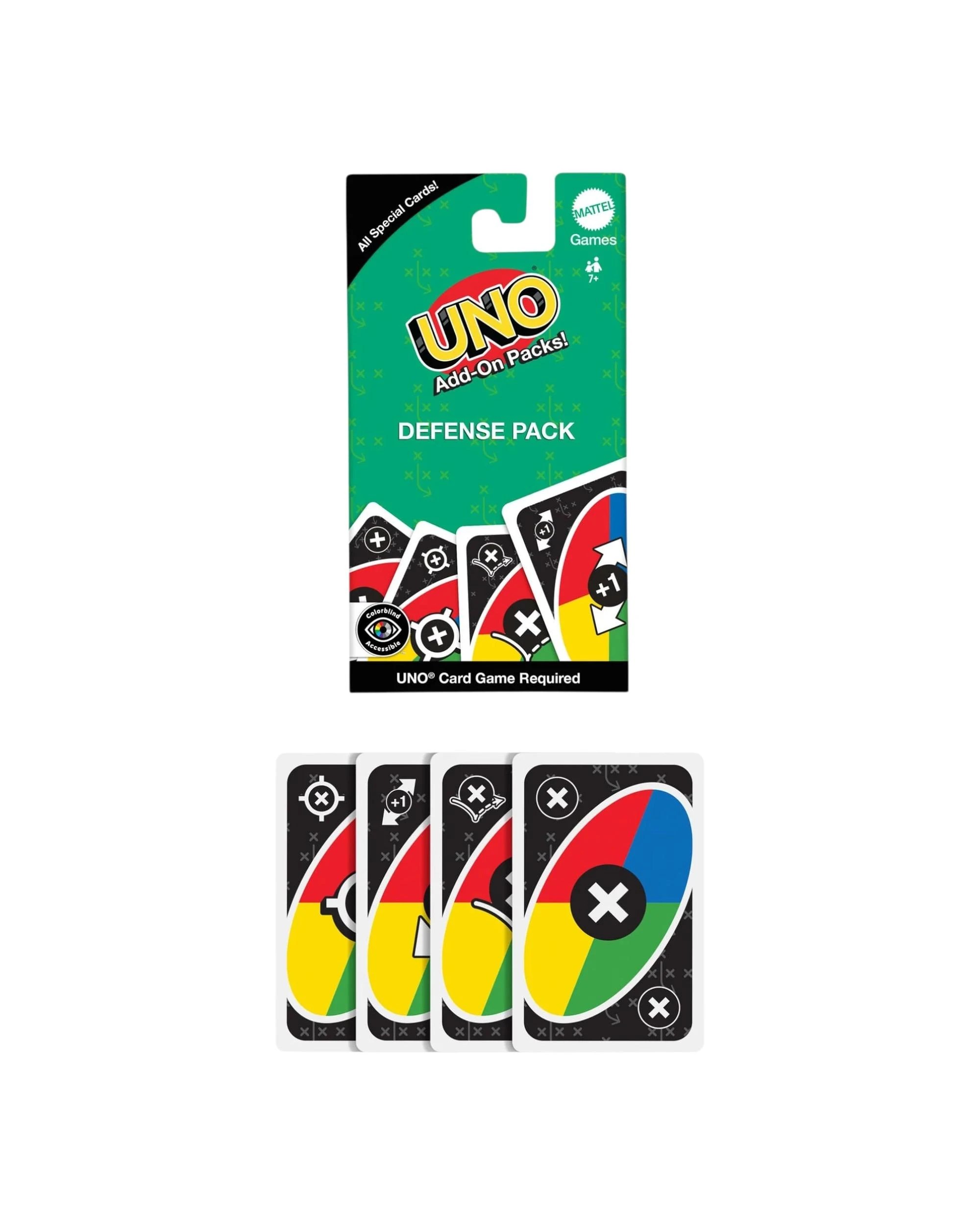 2 UNO Add-On Packs Defense Pack Card Game, 2 of 4