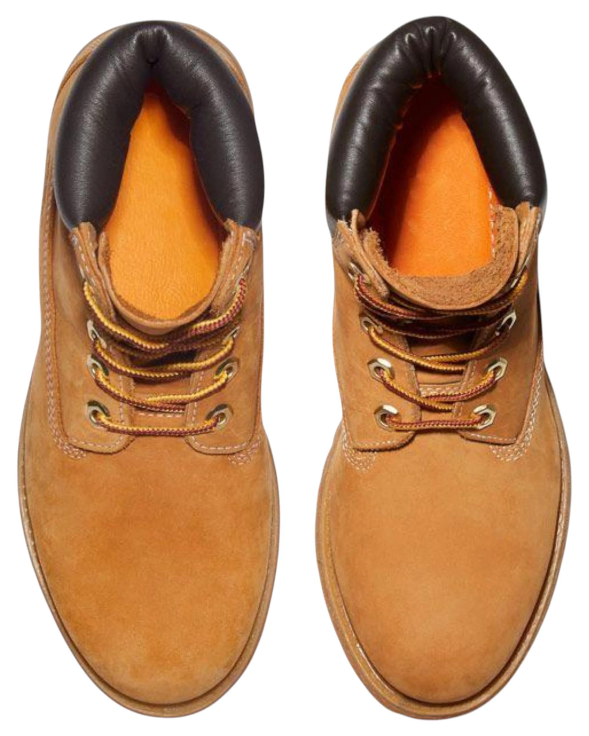 3 Timberland Womens 6-Inch Premium Wheat Nubuck Waterproof Boots WHEAT NUBUCK, 3 of 8