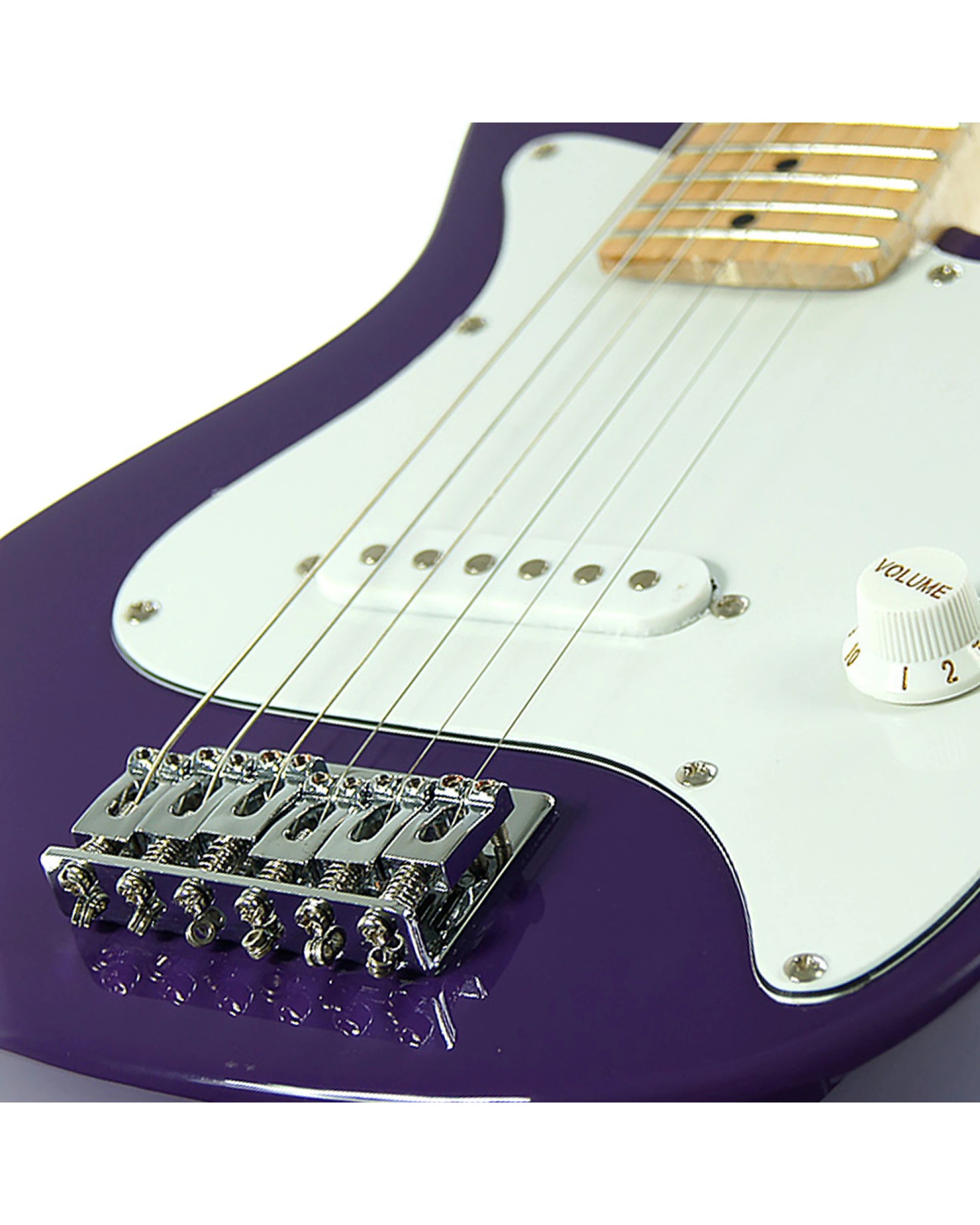 5 Karrera Kids Electric Guitar Ideal Childrens Gift Sunburst Junior Strings Musical Instrument - Purple, 5 of 7