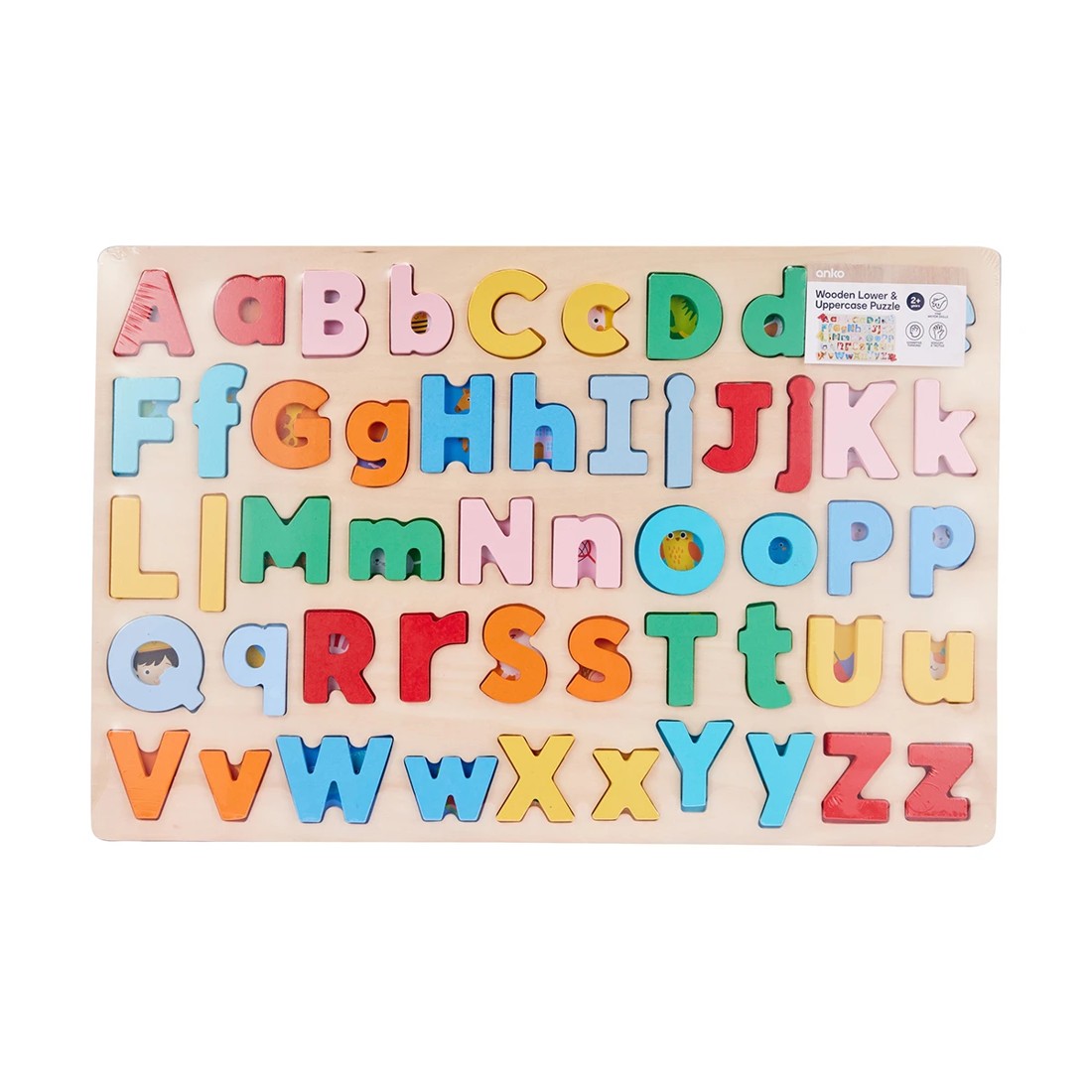 5 Wooden Lower and Uppercase Puzzle, 5 of 5