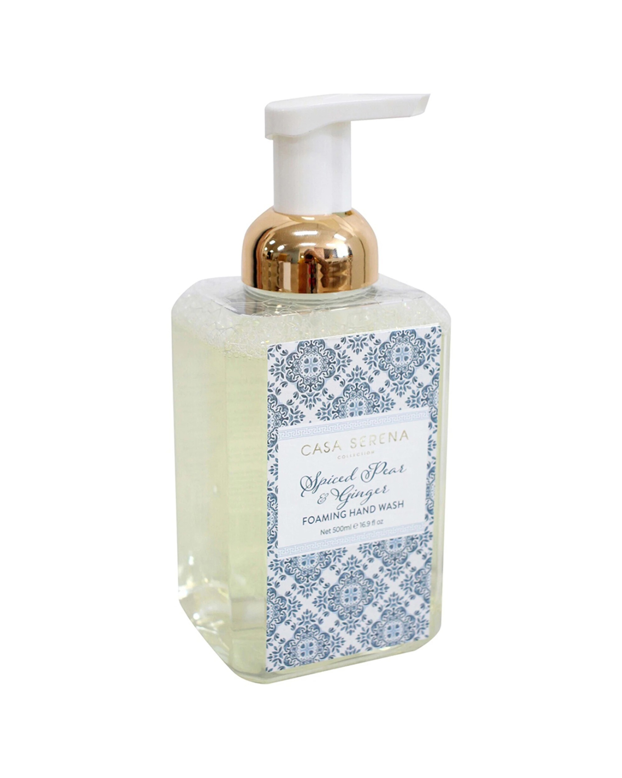 1 LVD Casa Serena 500ml Foaming Hand Wash Liquid Spiced Pear and Ginger Fragrance 500ml Bottle - Clear, 1 of 4