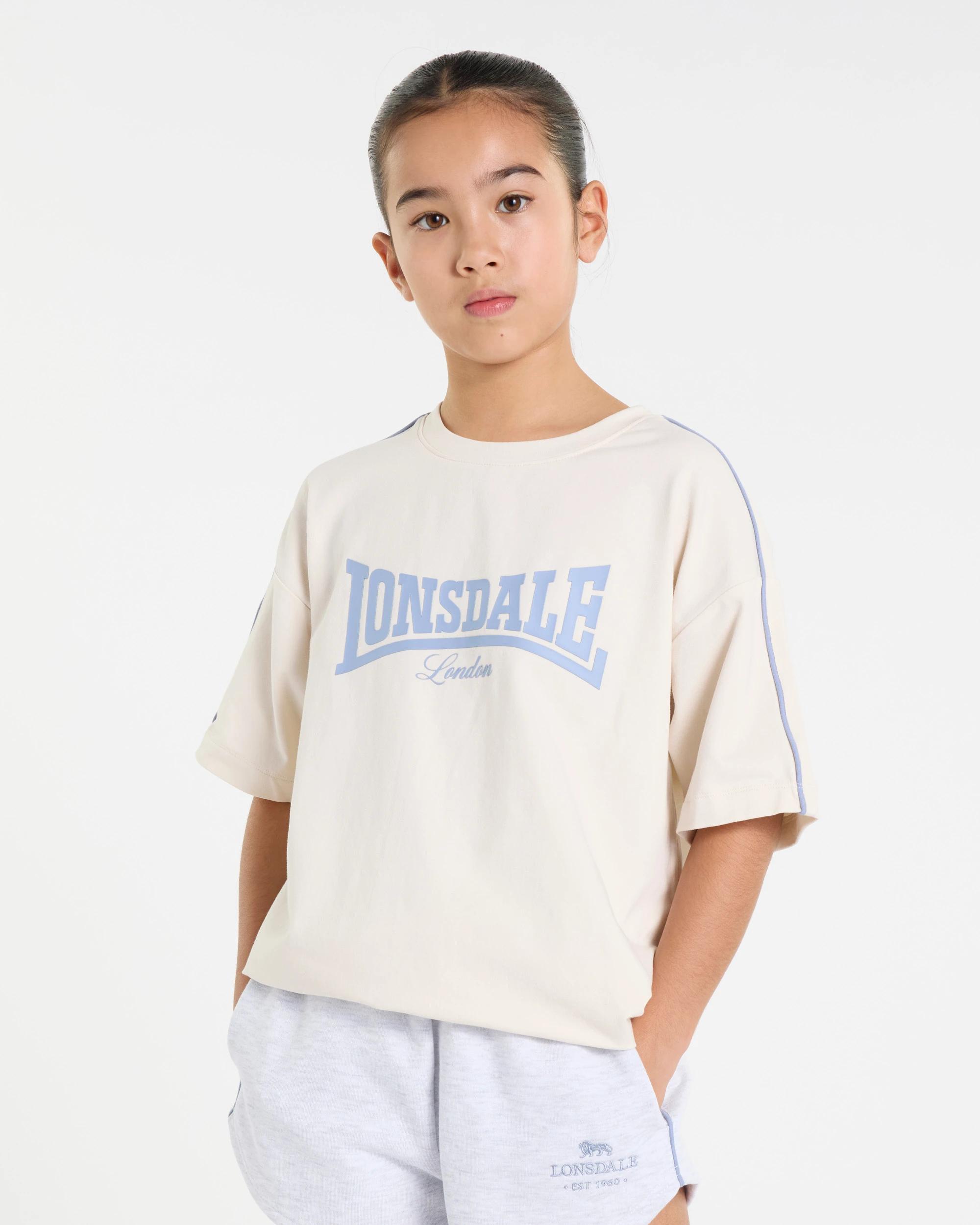 1 Cream Oversized T-shirt - Lonsdale London CREAM, 1 of 5