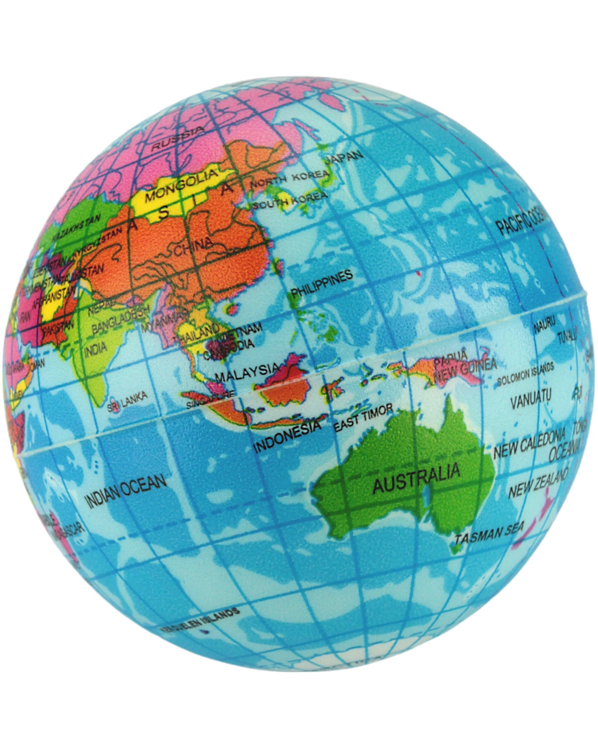 1 Durmaz World Globe Stress Ball - Multi, 1 of 1
