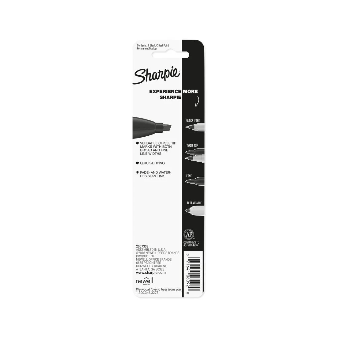 7 Sharpie Super Chisel Permanent Marker Black, 7 of 7