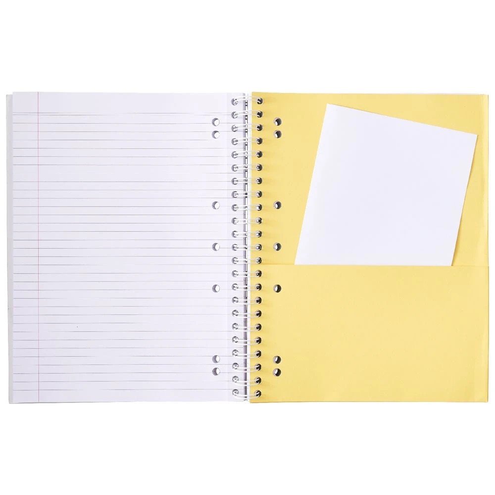 3 J.Burrows Recycled A4 3 Subject Notebook 300 Page, 3 of 4