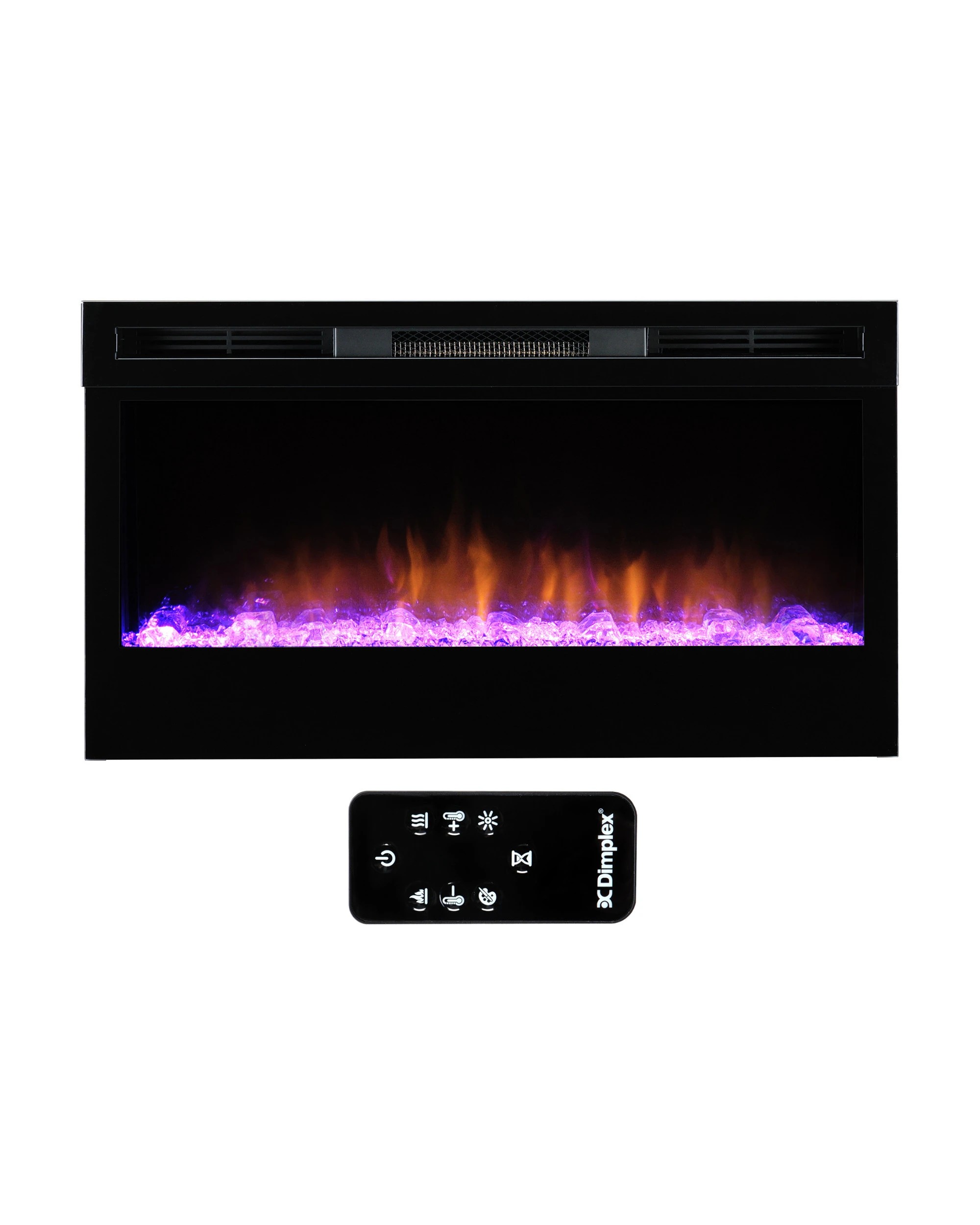4 Dimplex PRISM Wall Mounted Electric Fireplace in 34-inches - Black, 4 of 7