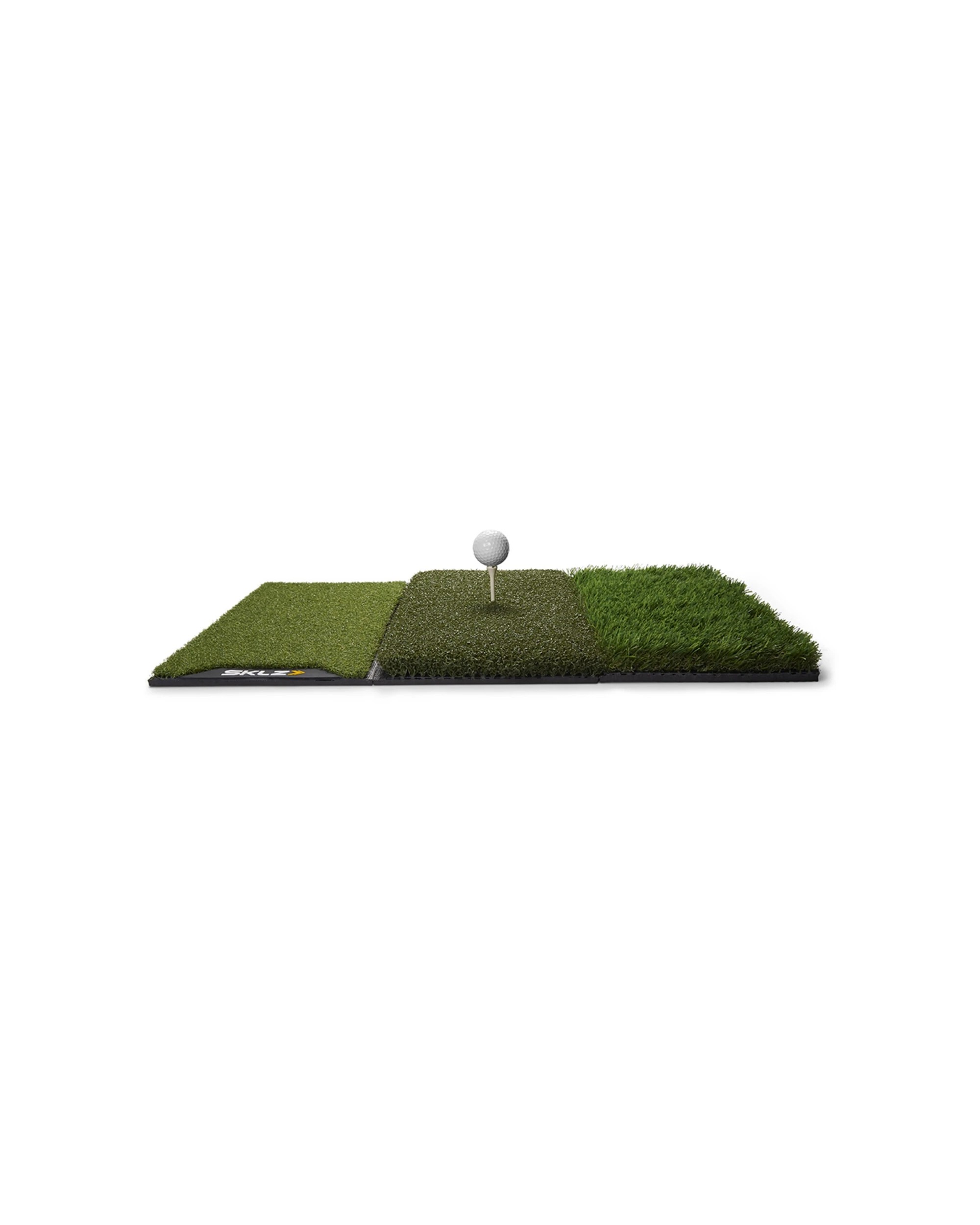 2 Sklz Golf Pure Practice Tri-Fold Turf Mat Tee Turf Fairway Rough Practice - Green, 2 of 7