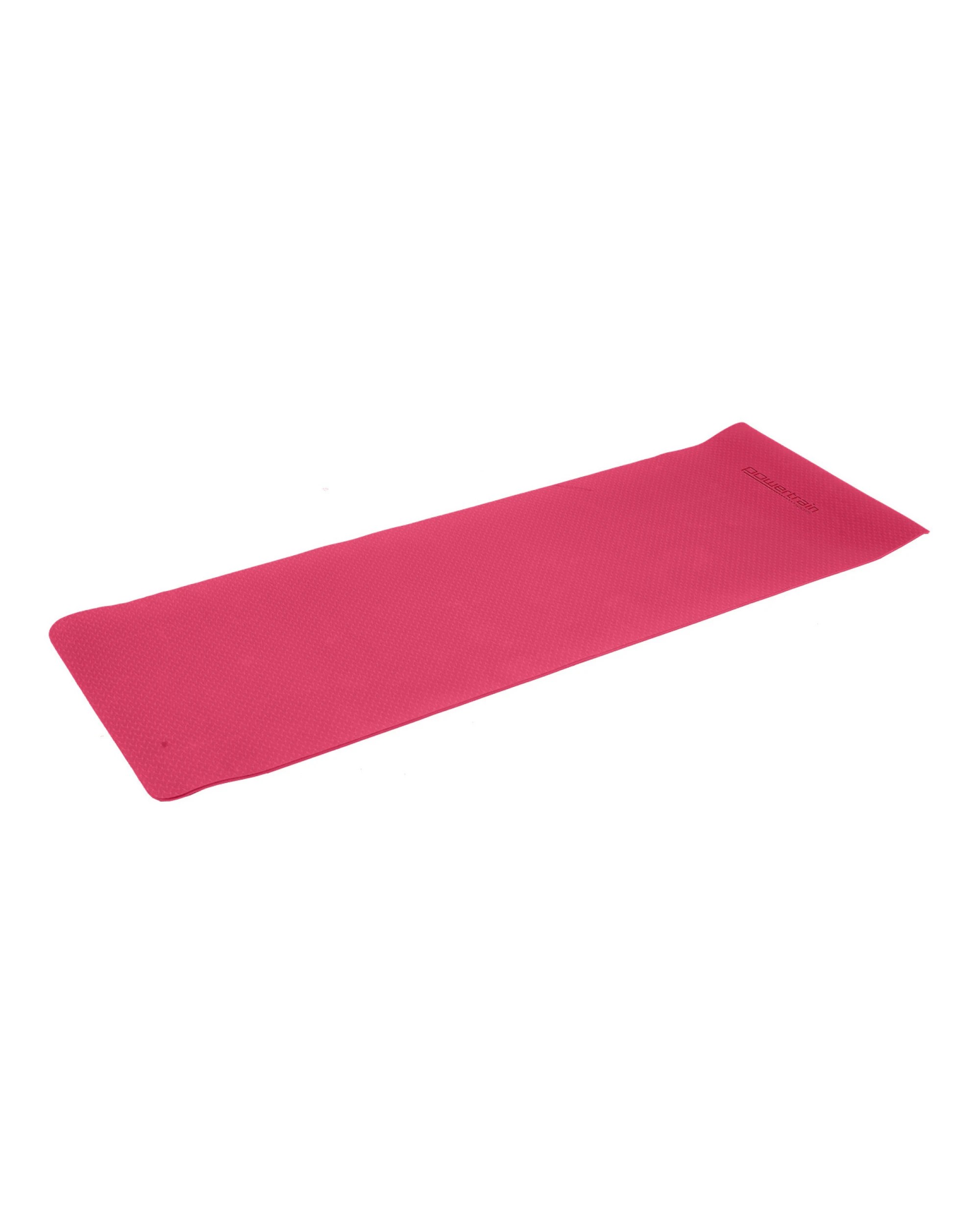2 Powertrain TPE Pilates Exercise Yoga Mat Workout 6mm Home Gym 183cm - Pink, 2 of 7