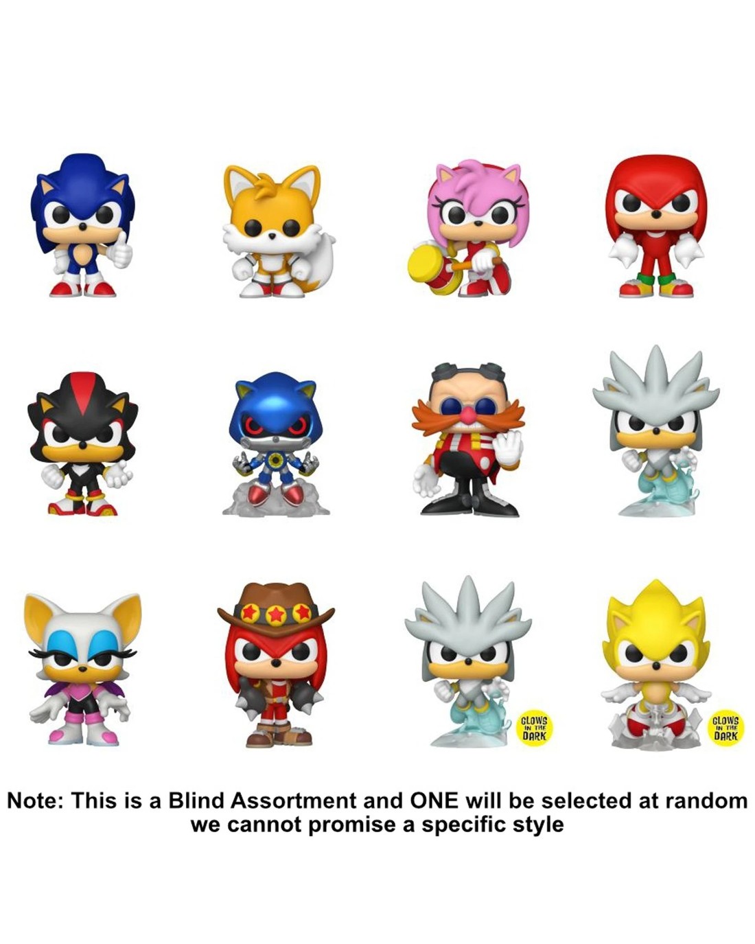 Sonic The Hedgehog Funko Mystery Mini Vinyl Blind Box - Kmart