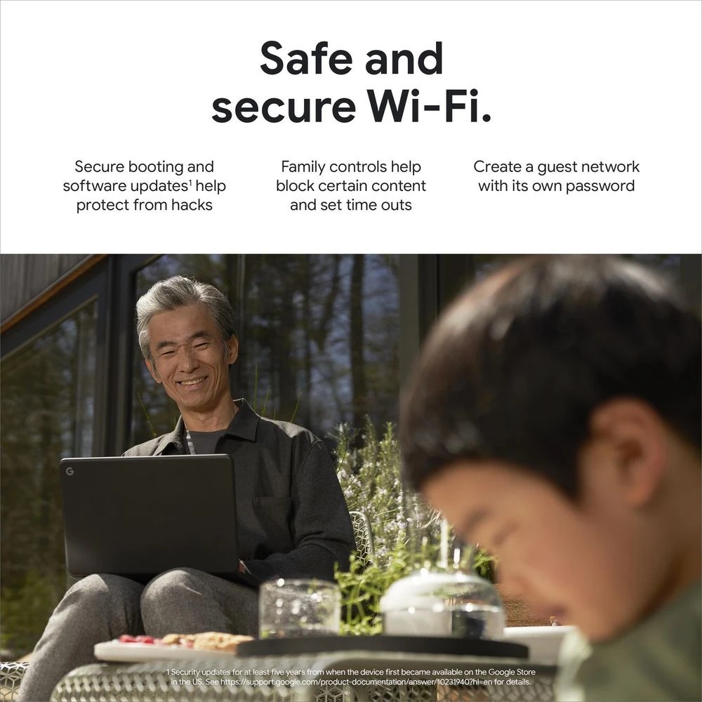 6 Google Nest Wifi Pro Home Mesh Wi-Fi 6E System White 3 Pack, 6 of 10