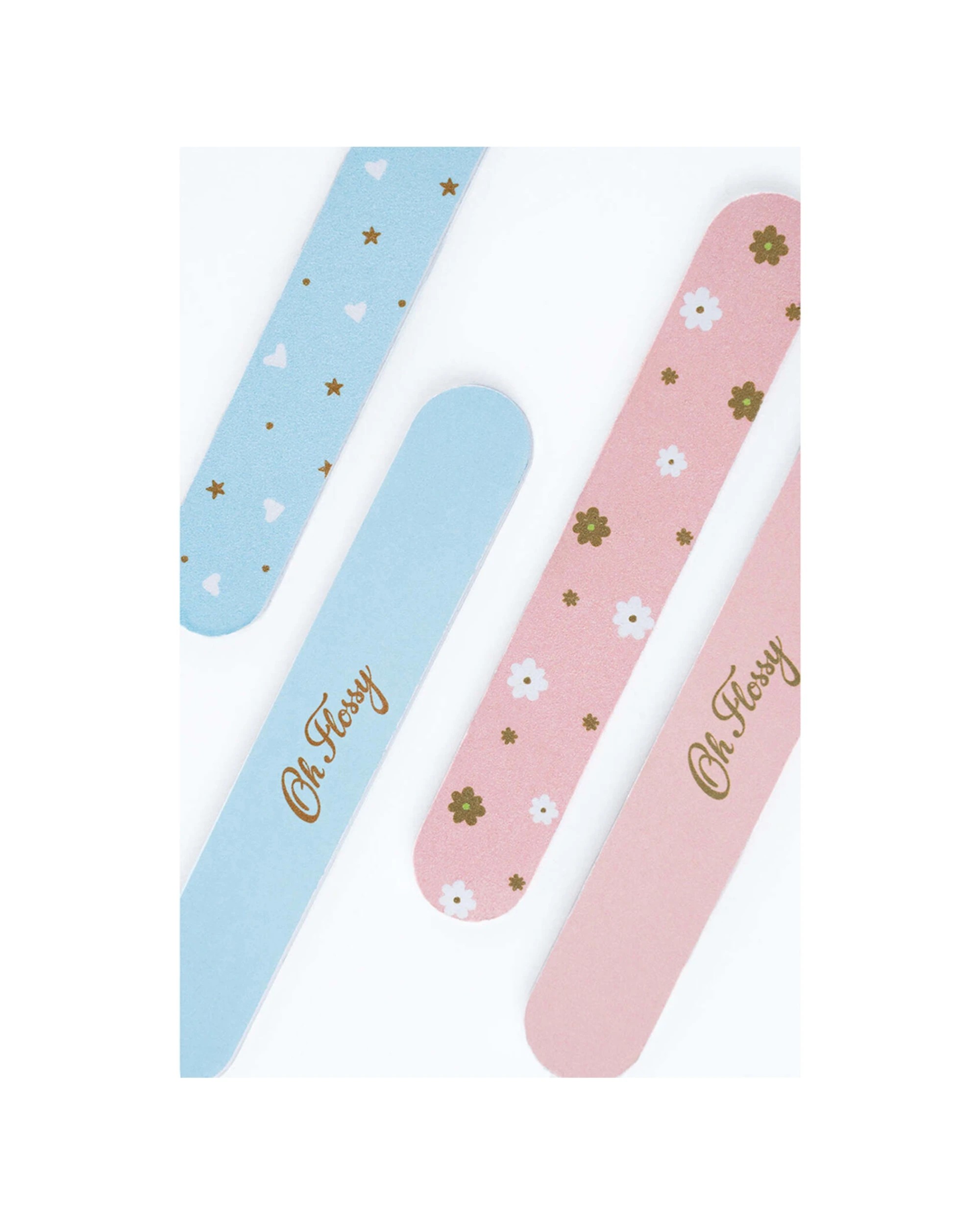 6 OH FLOSSY 3x 2PK Kids Manicure Nail File Set - Multi, 6 of 6