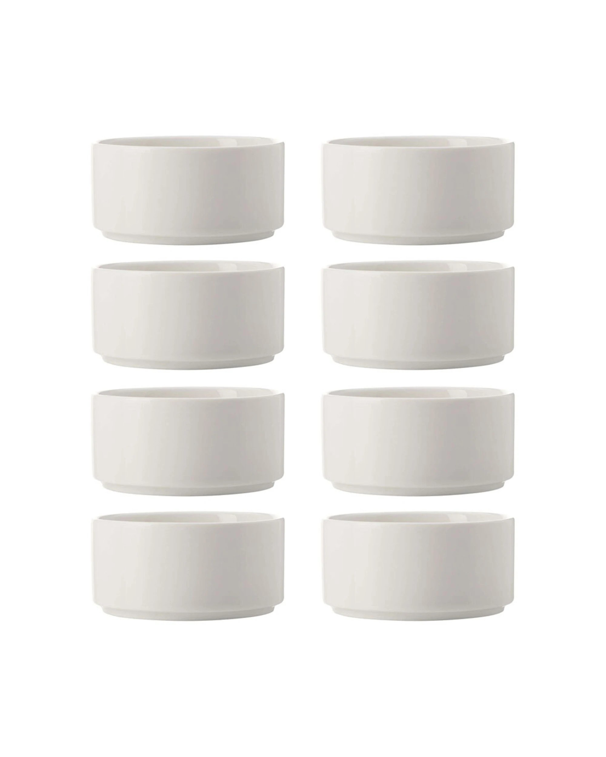 1 Maxwell & Williams 8PK Epicurious Ramekin 8.5cm Round Porcelain Oven Safe - White, 1 of 1