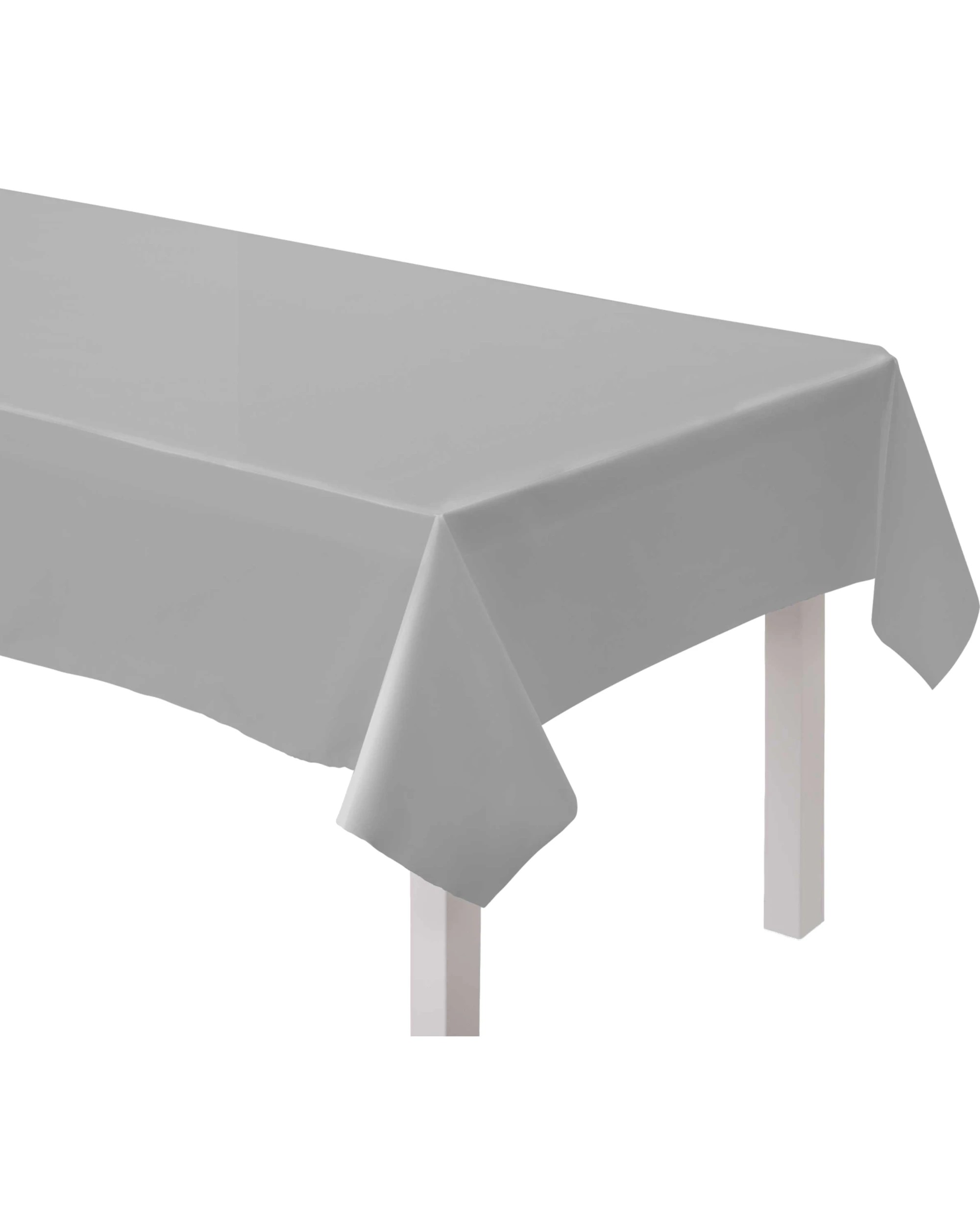 2 Amscan Inc. Rectangle Paper Tablecloth - Silver, 2 of 4