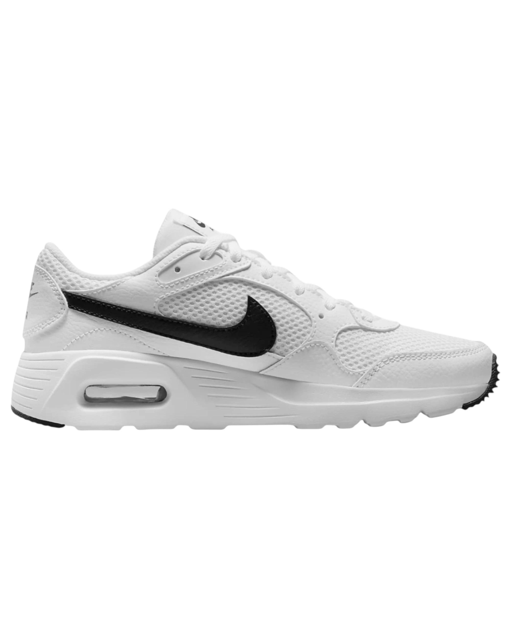 1 Nike Unisex Kids Air Max SC White/ Black Athletic Shoes WHITE/BLACK, 1 of 8