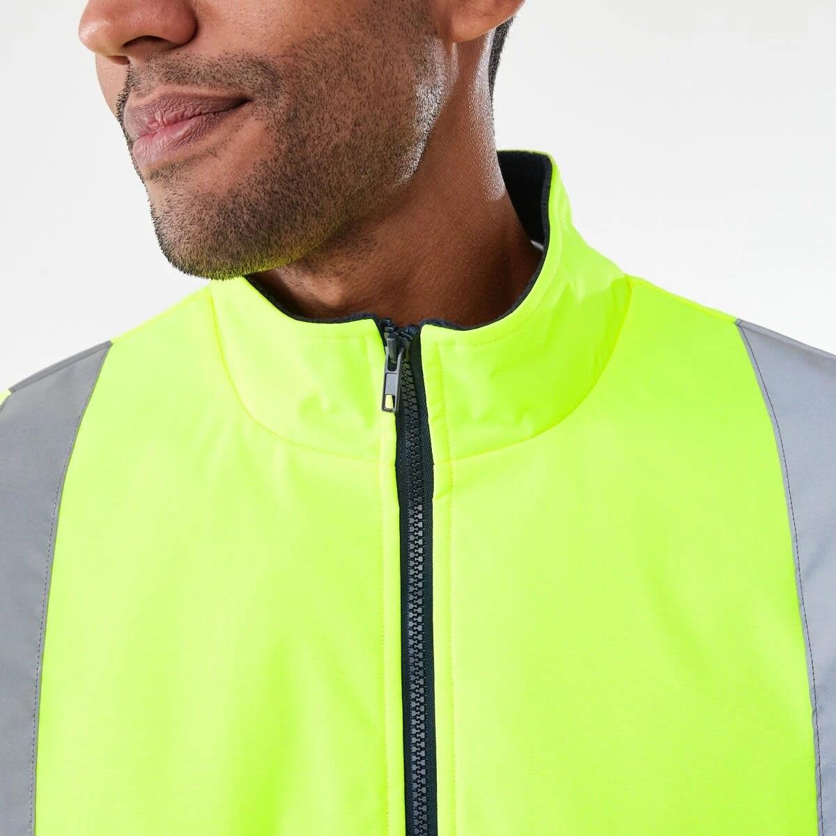 6 Hi-Visibility Reflective Heavy Duty Vest Yellow, 6 of 6