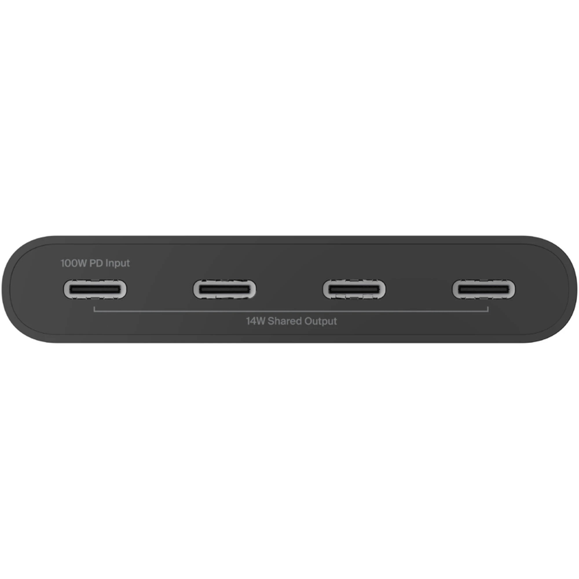 5 Belkin 4-Port USB-C Mini Hub - Black, 5 of 5