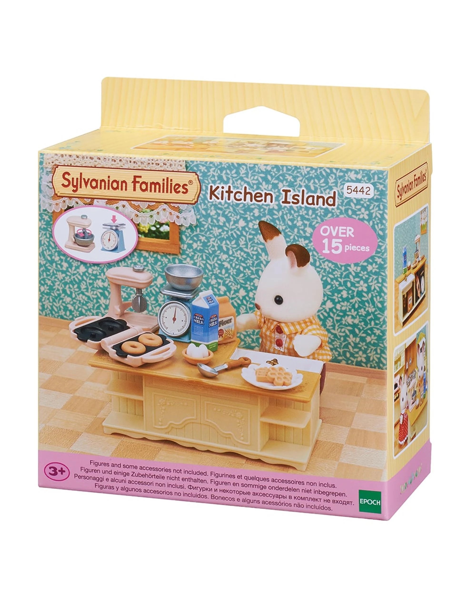 1 Sylvanian Families Kitchen Island Play Set, 1 of 7