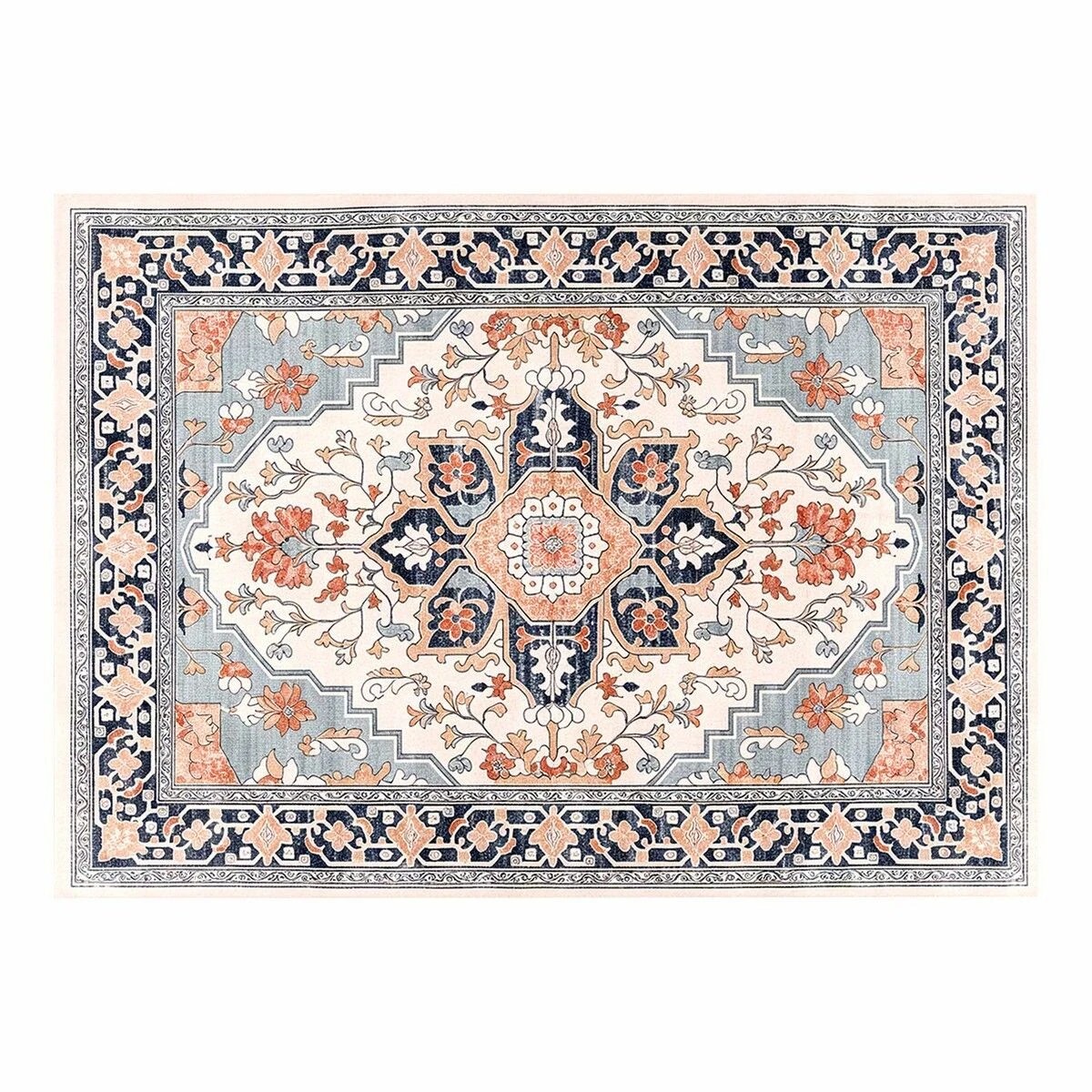 1 Ausway Floor Rug Carpet Traditional Washable Runner 2x3m, 1 of 6