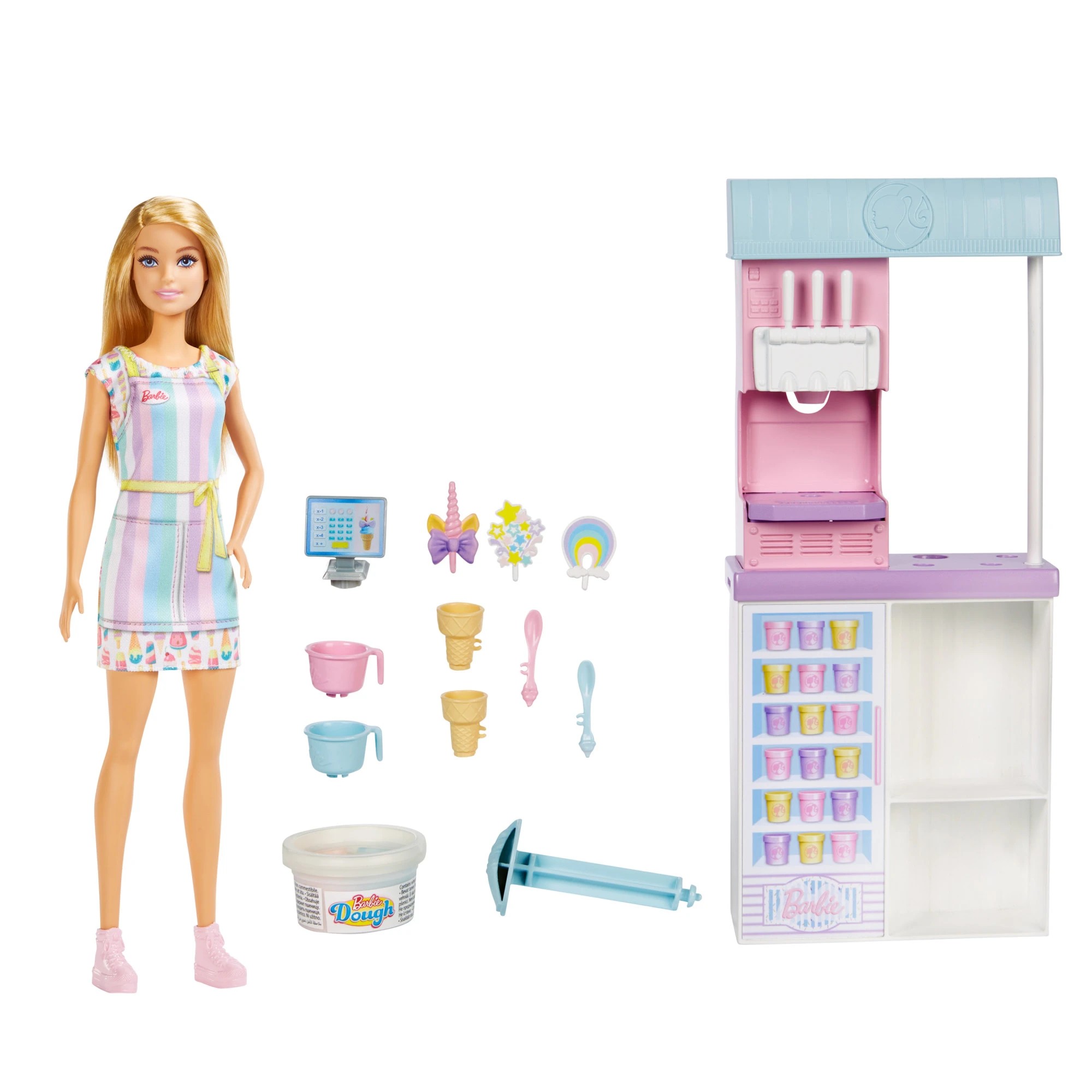 3 Barbie You Can Be Anything Ice Cream Shop Playset, 3 of 6