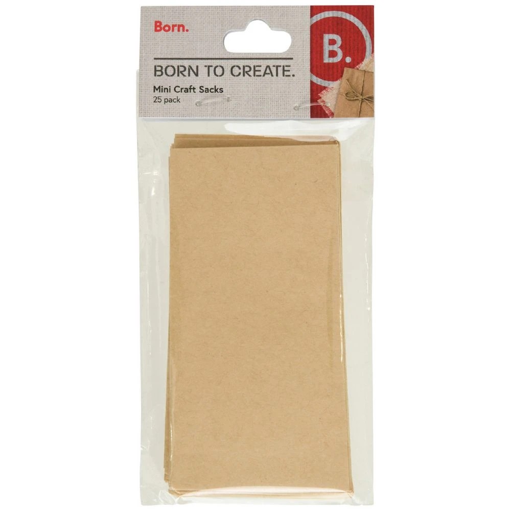 1 Born Mini Craft Sacks 25 Pack, 1 of 2