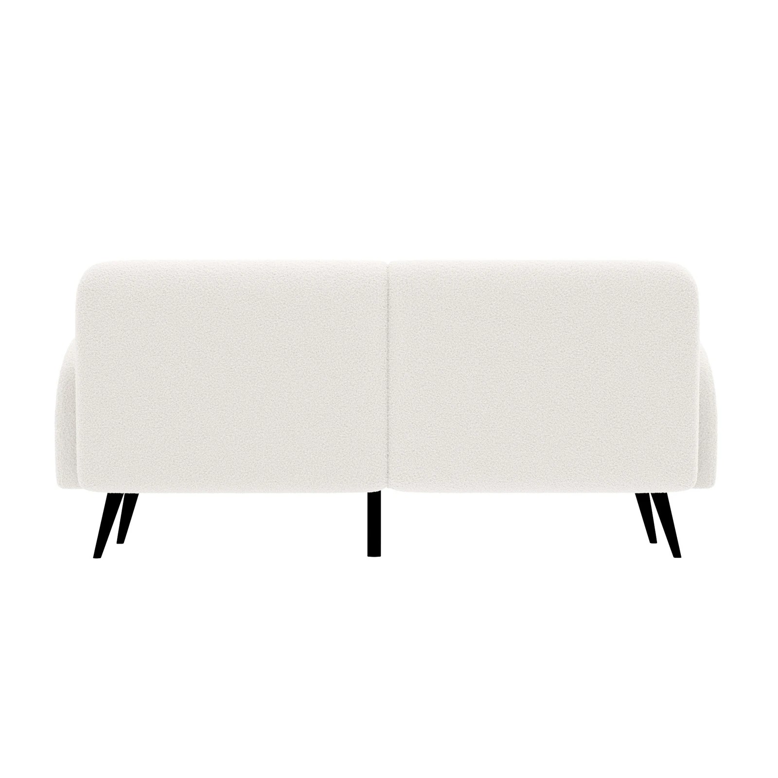 2 Oikiture Boucle Sofa Luxury 3 Seater Couch Fleece Chair Office Lounge
 - White, 2 of 10