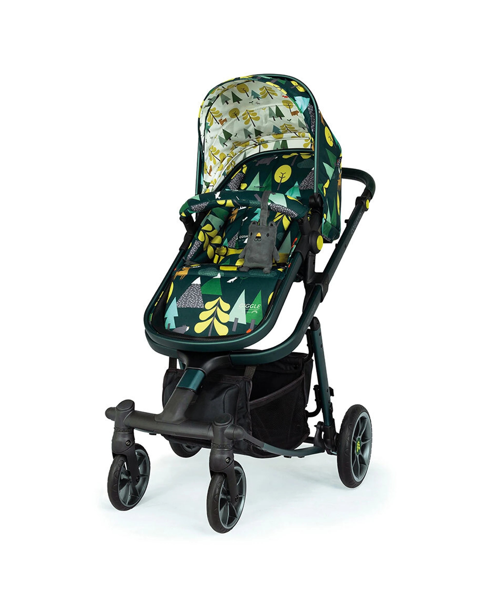6 Cosatto Giggle Quad Pram & Push Chair 0m+ Reversible Seat Premium -Into the Wild - Multi, 6 of 7
