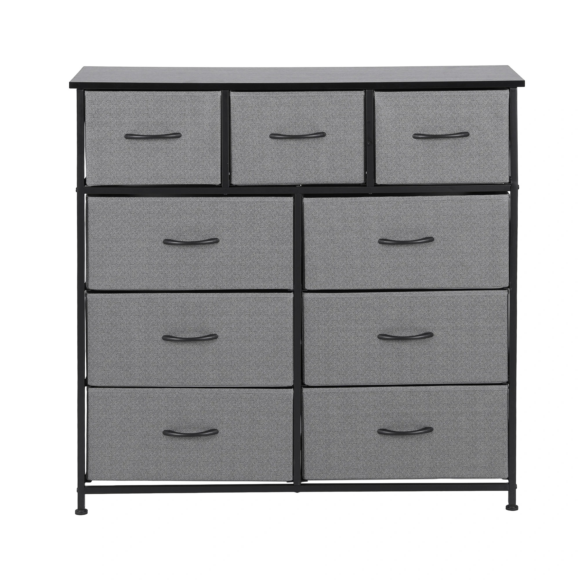 4 Artiss Chest of 9 Drawers Storage Dresser Tallboy - Grey, 4 of 5