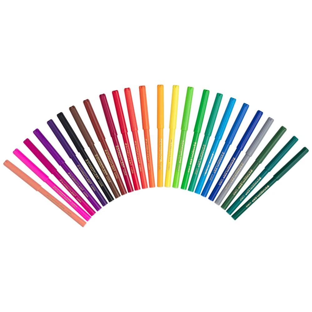 3 Staedtler Luna Fibre-Tip Pens 24 Pack, 3 of 3