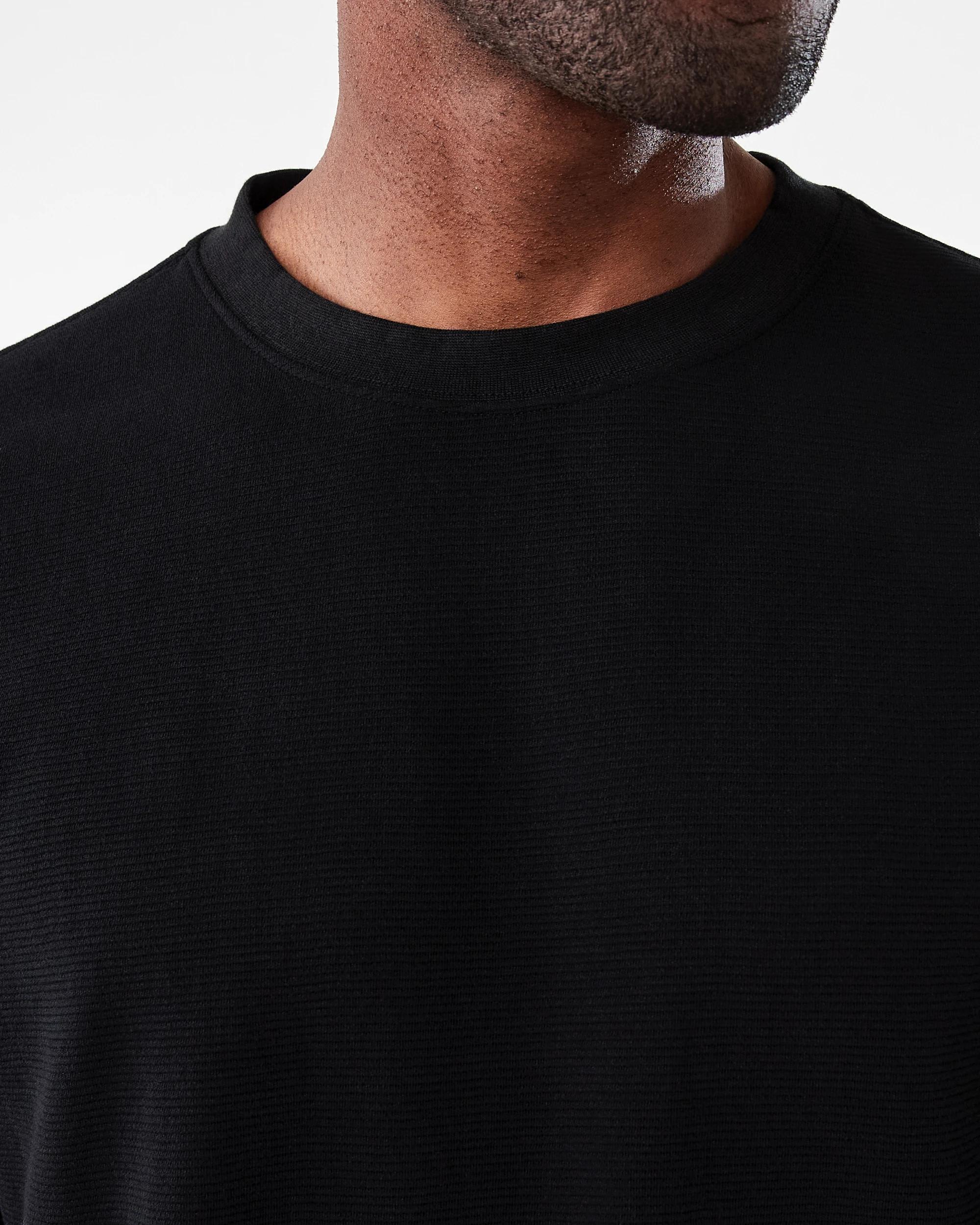 5 Oversized Ottoman T-shirt Black, 5 of 5