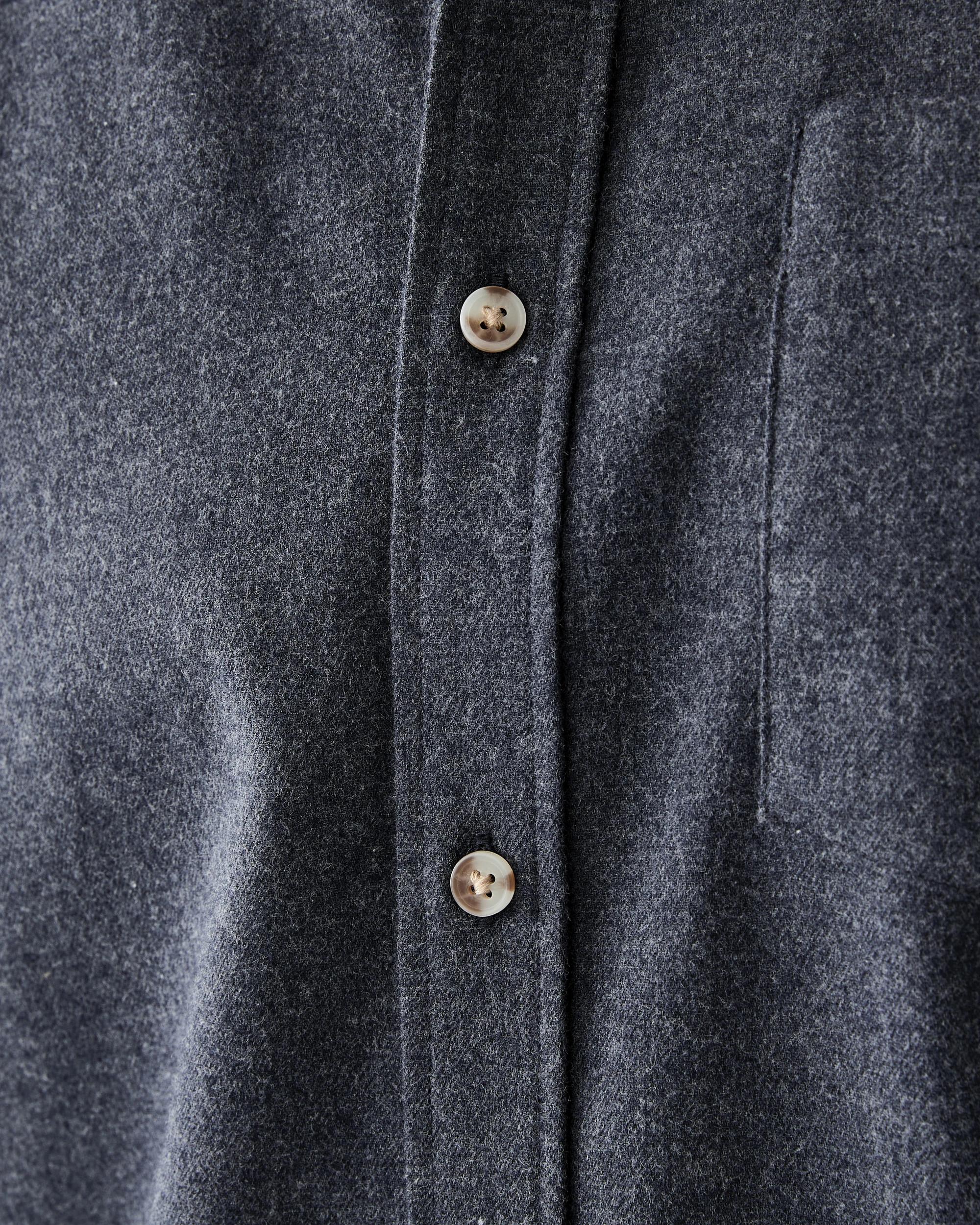 5 Long Sleeve Brushed Shirt Blu Marle, 5 of 8