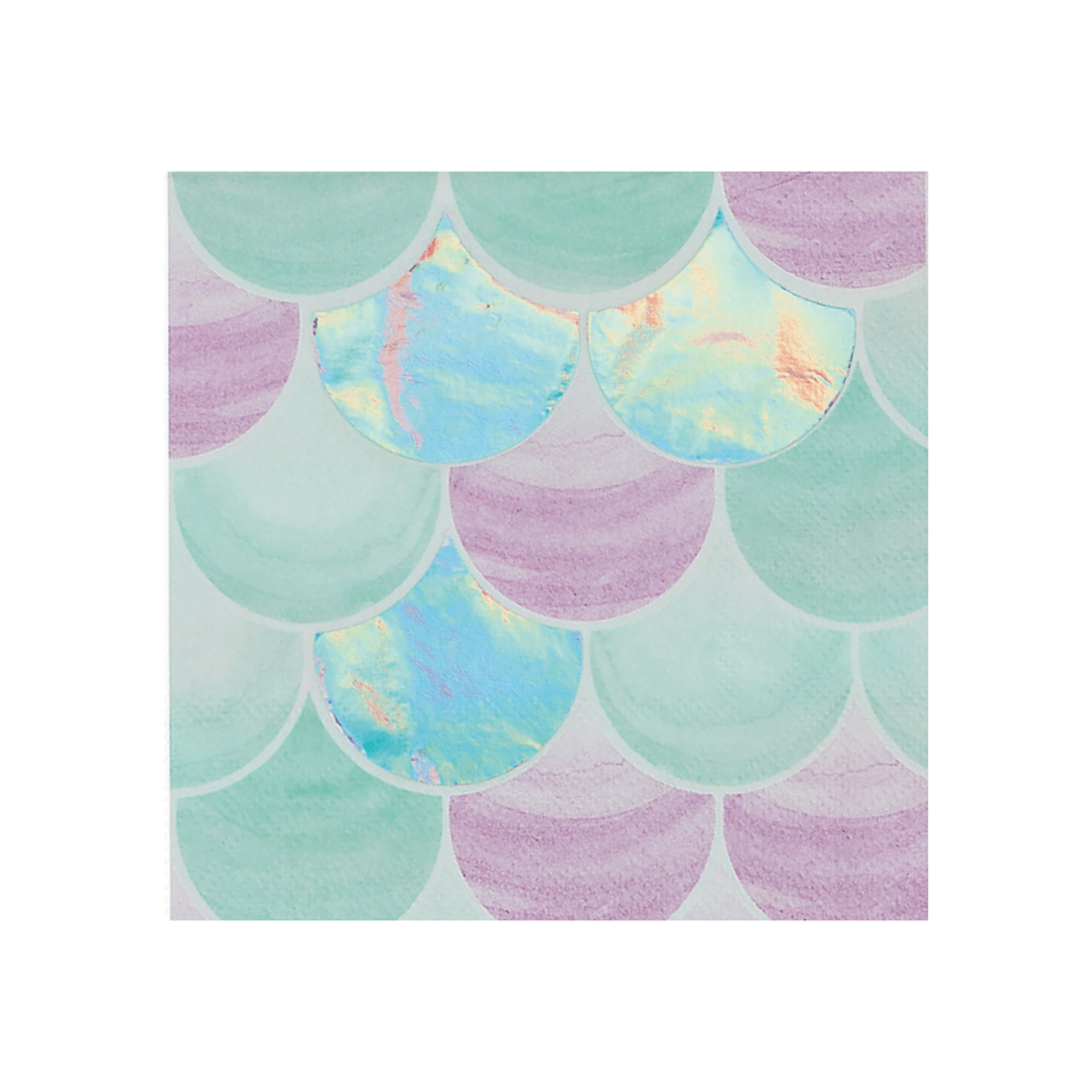1 Fun Express Mermaid Sparkle Small Napkins / Serviettes Pack of 16, 1 of 1