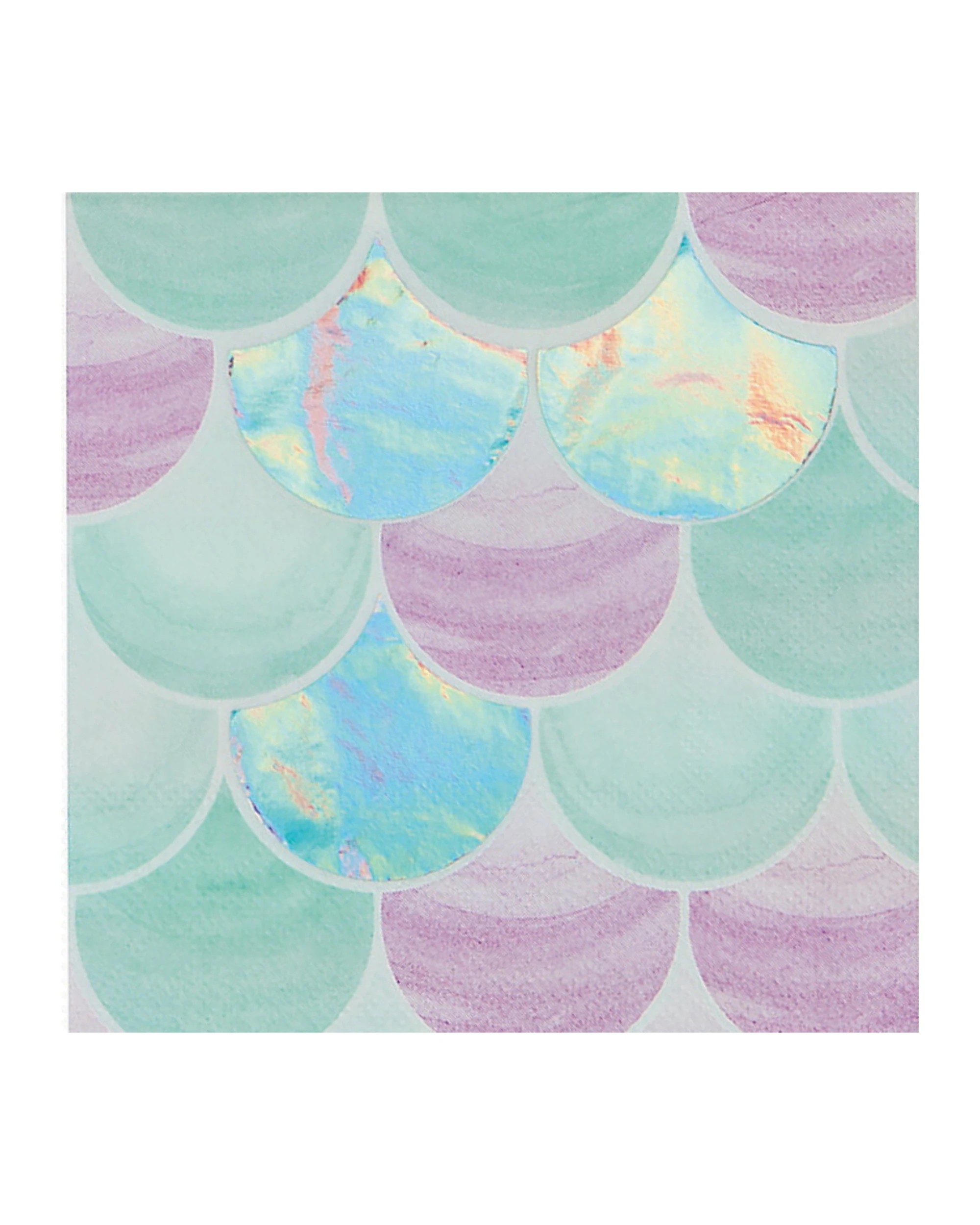 1 Partyrama Mermaid Sparkle Small Napkins / Serviettes Pack of 16, 1 of 1