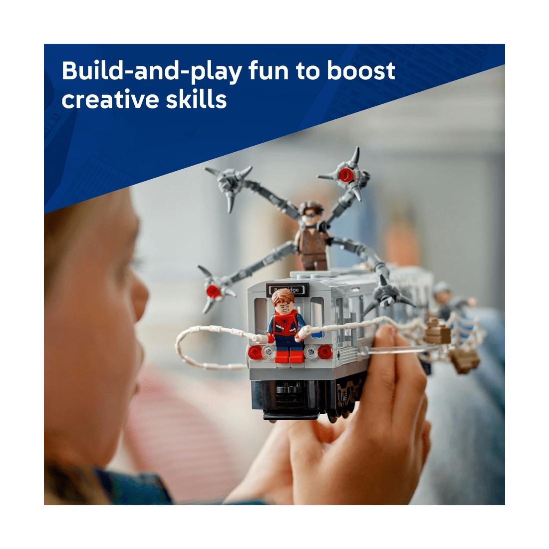 5 LEGO Marvel Super Heroes Spider-Man vs. Doc Ock Subway Train Scene 76321, 5 of 10