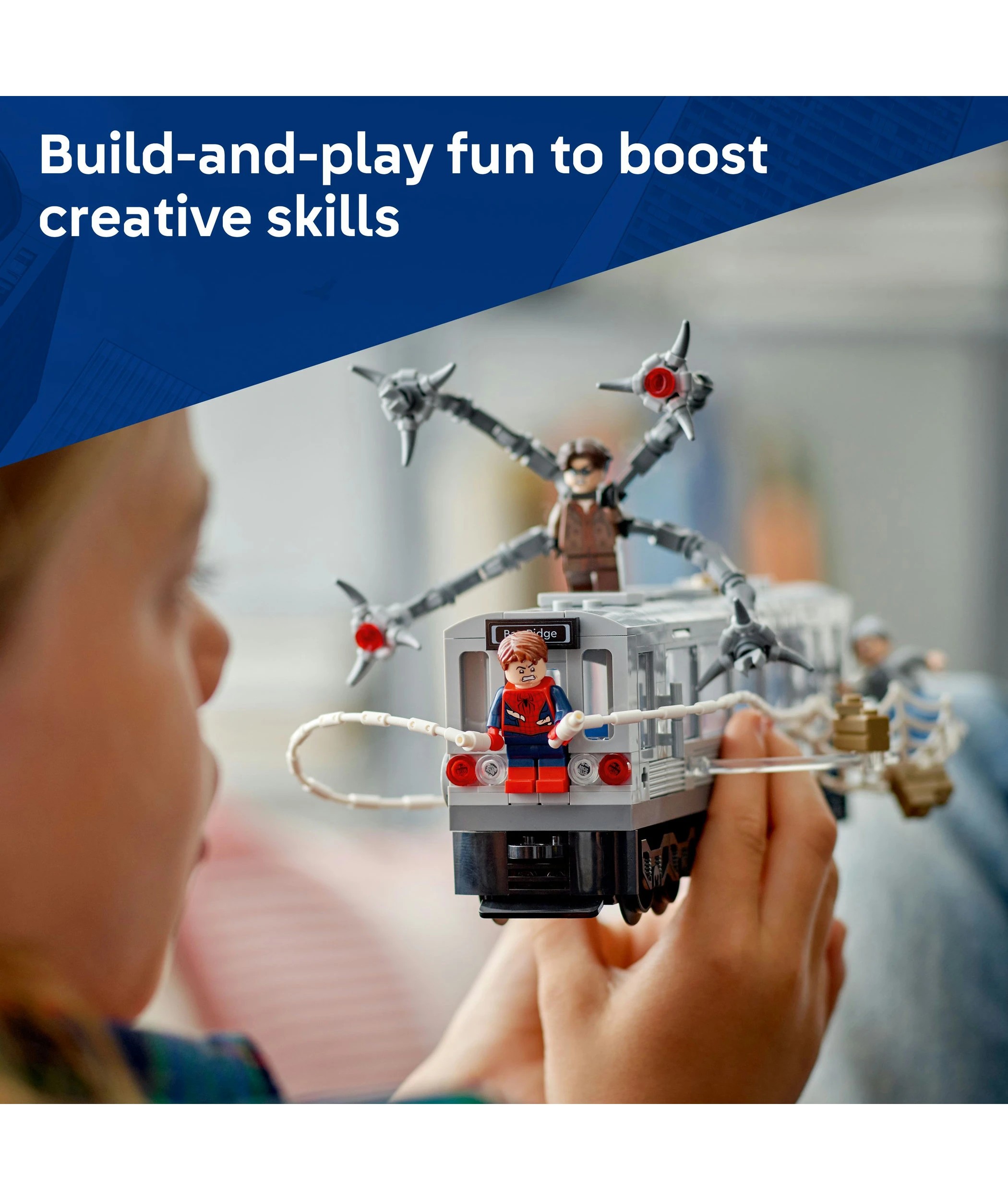 5 LEGO Marvel Super Heroes Spider-Man vs. Doc Ock Subway Train Scene 76321, 5 of 10