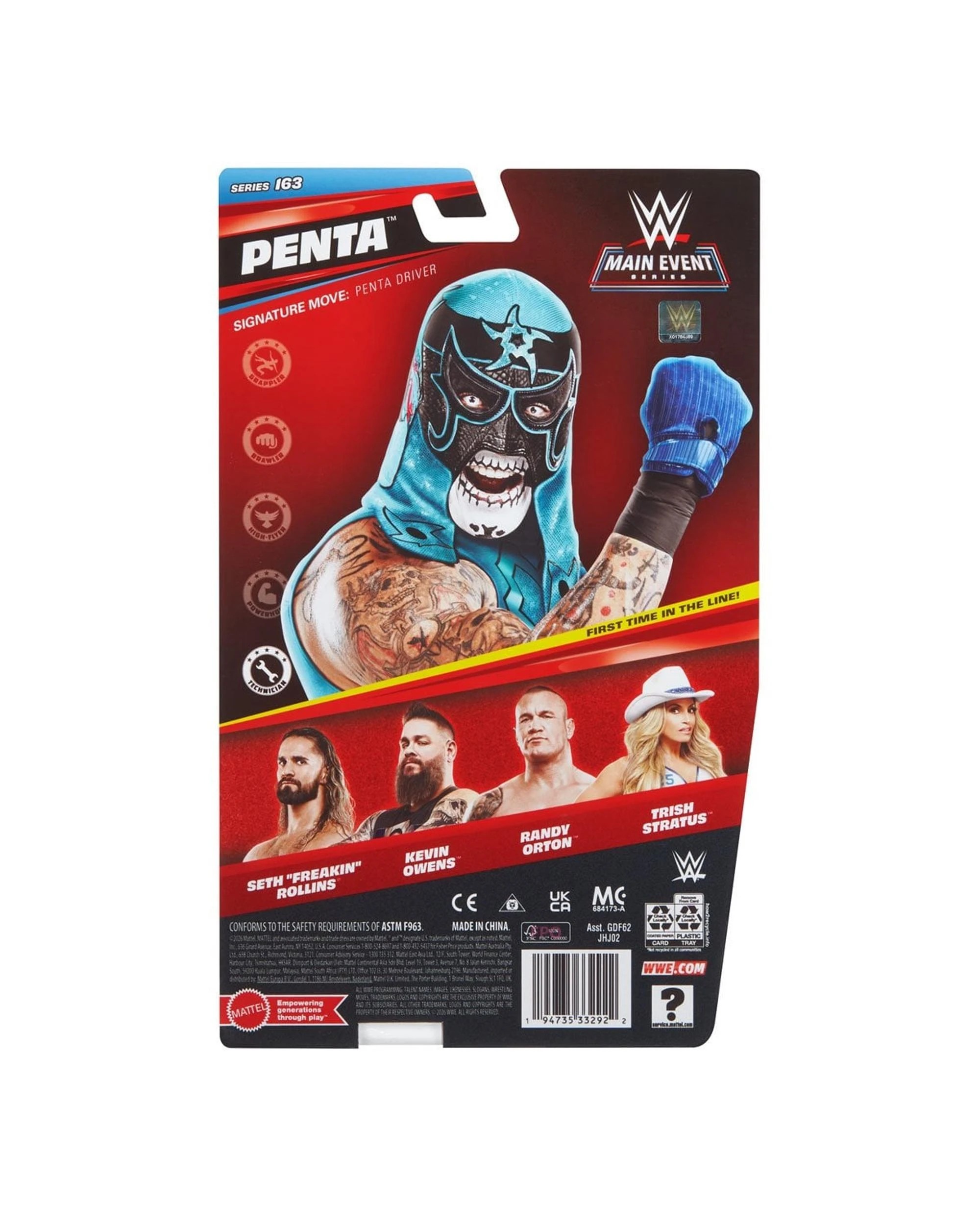 6 WWE Main Event Series 163 Penta Action Figure, 6 of 6