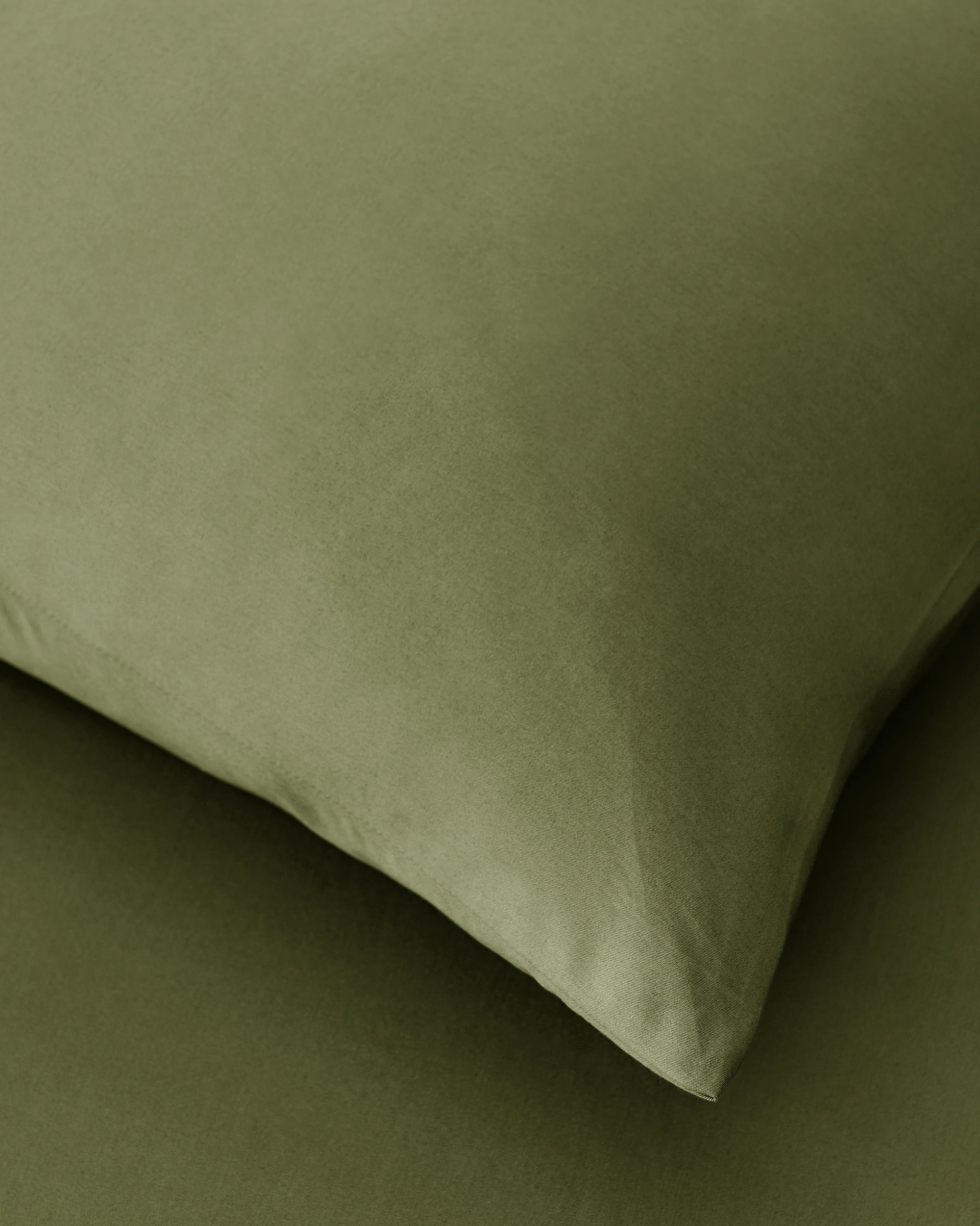 6 Dreamaker 400TC Premium Cotton Sateen Fitted Sheet Set - King Single Bed - Olive, 6 of 7