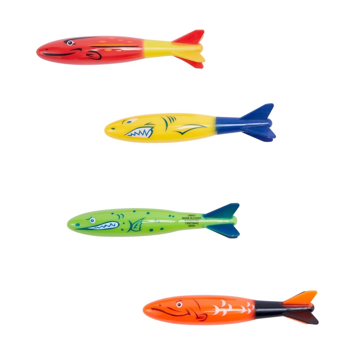 1 4 Pack Dive Fish, 1 of 6