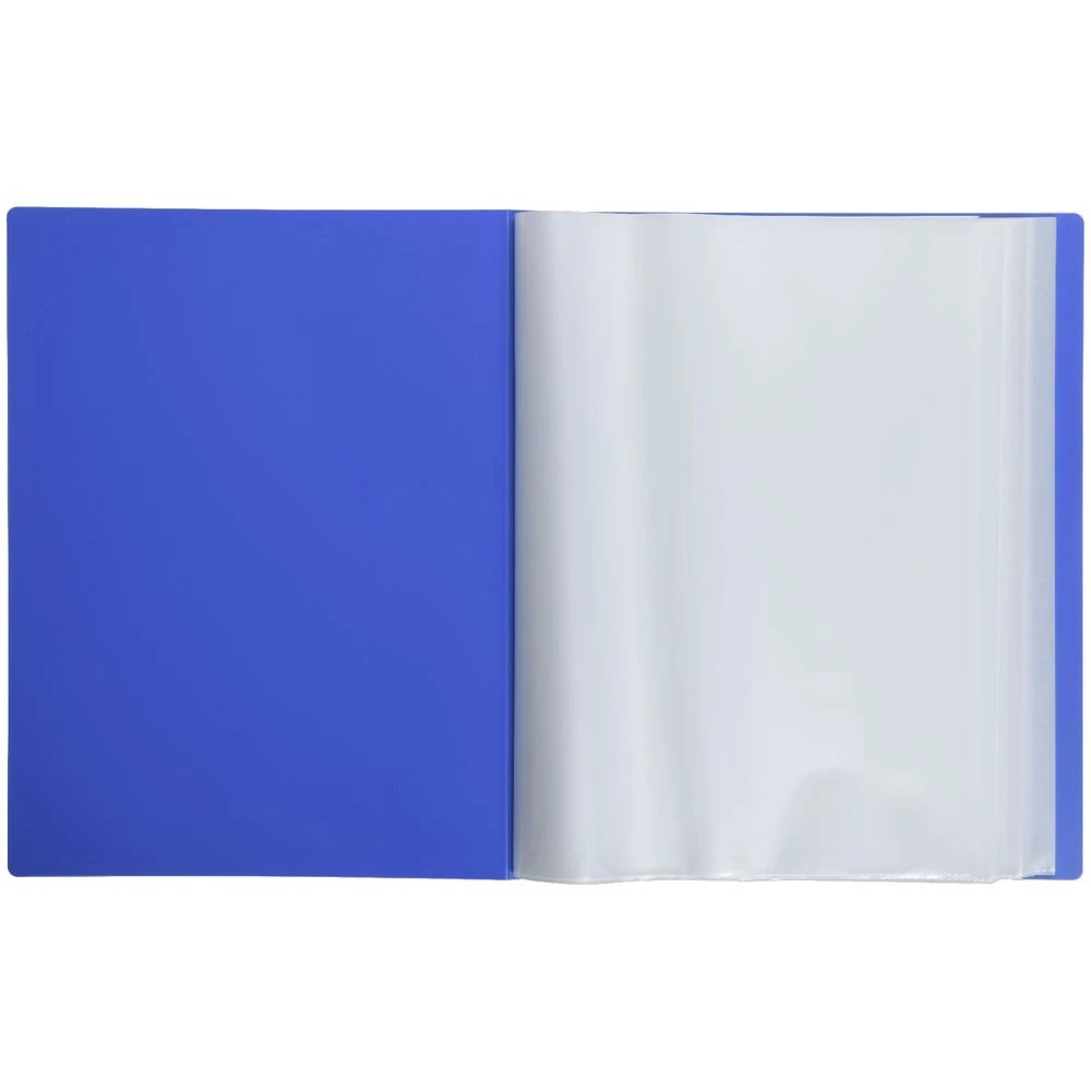 3 Aqua Drops A4 Display Book 60 Pocket Fixed Vivid Blue, 3 of 4