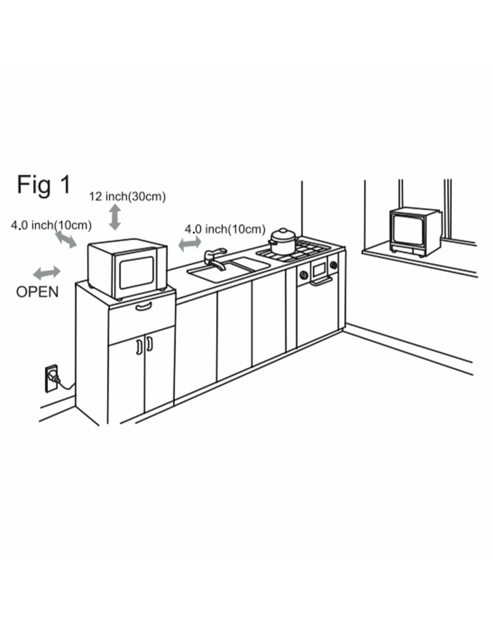 3 Artusi 25L Freestanding Microwave, 3 of 3