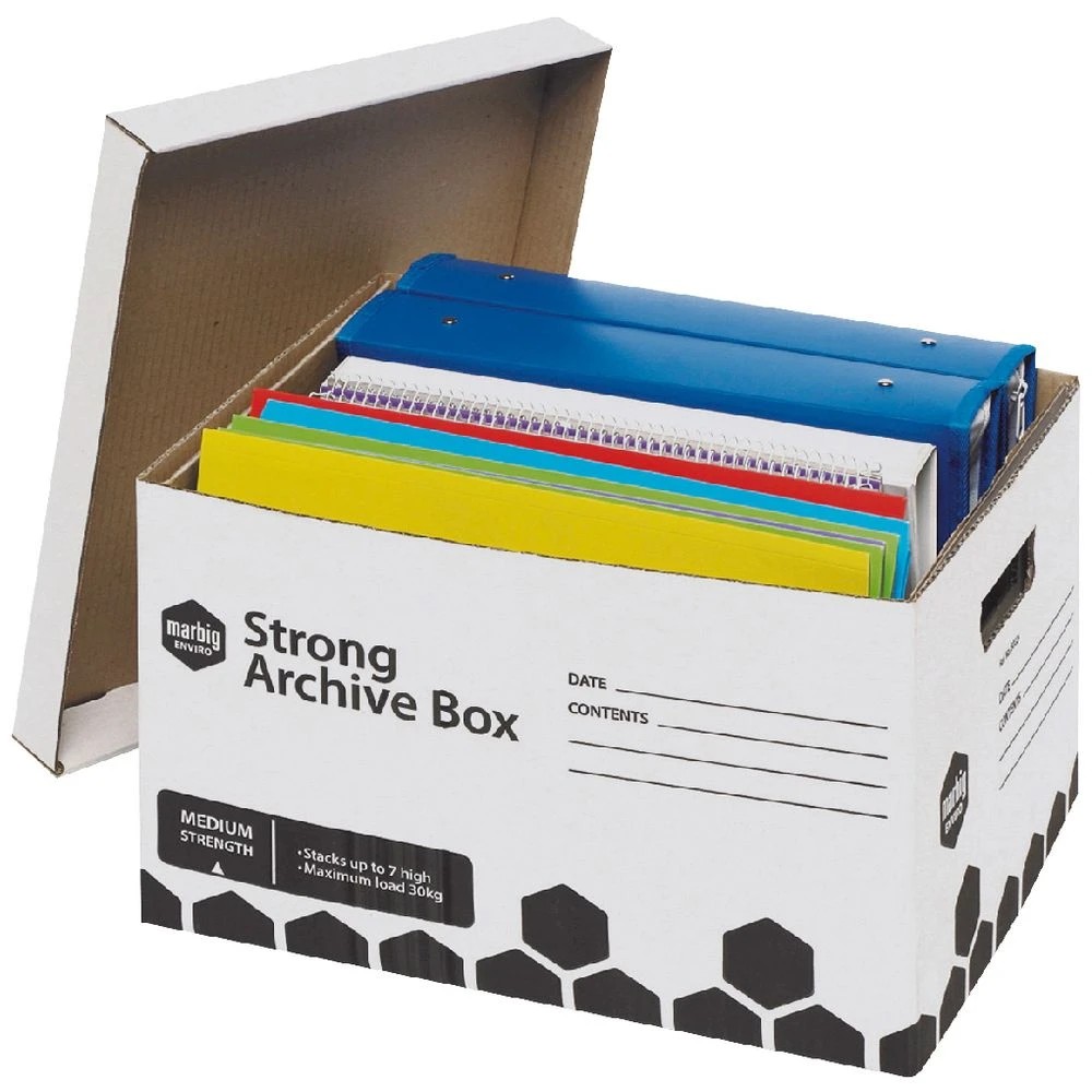 1 Marbig Strong Archive Box 18 Pack, 1 of 1