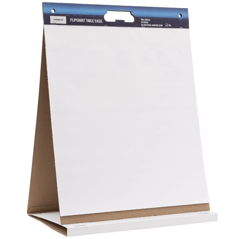 3 J.Burrows Table Top Easel Flipchart 508 X584 mm, 3 of 3