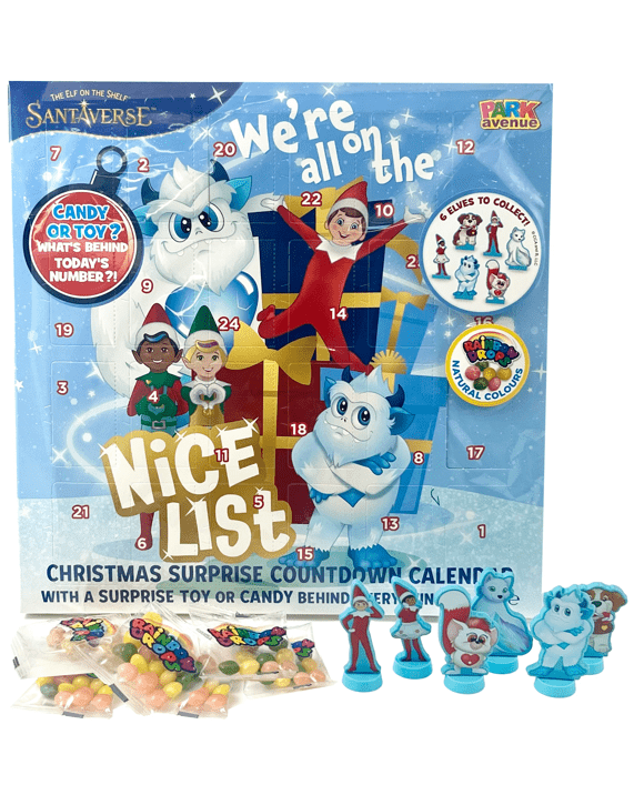 Park Avenue The Elf on the Shelf Christmas Surprise Countdown Calendar 90g